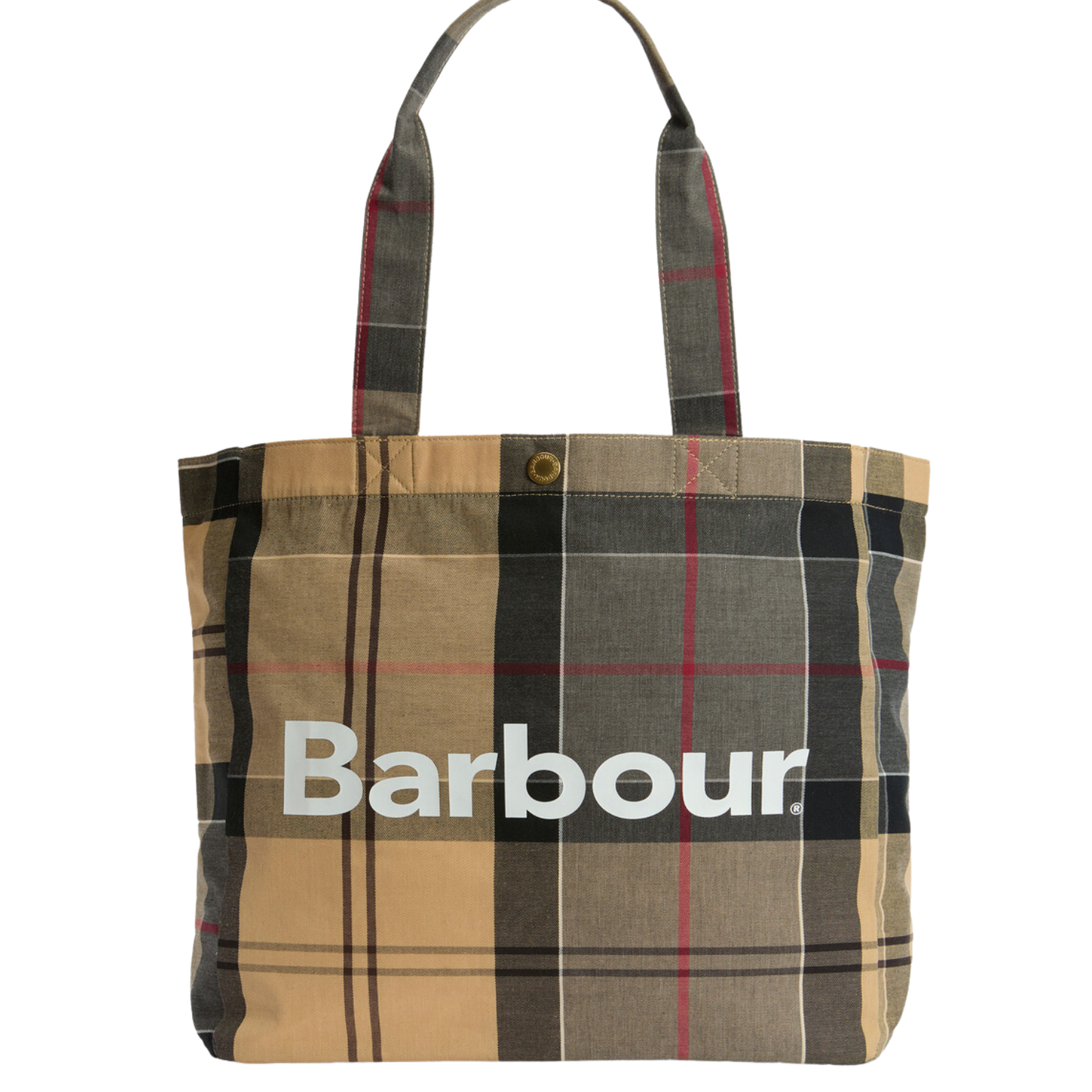 Barbour Telfield Tartan Tote Kol Çantası