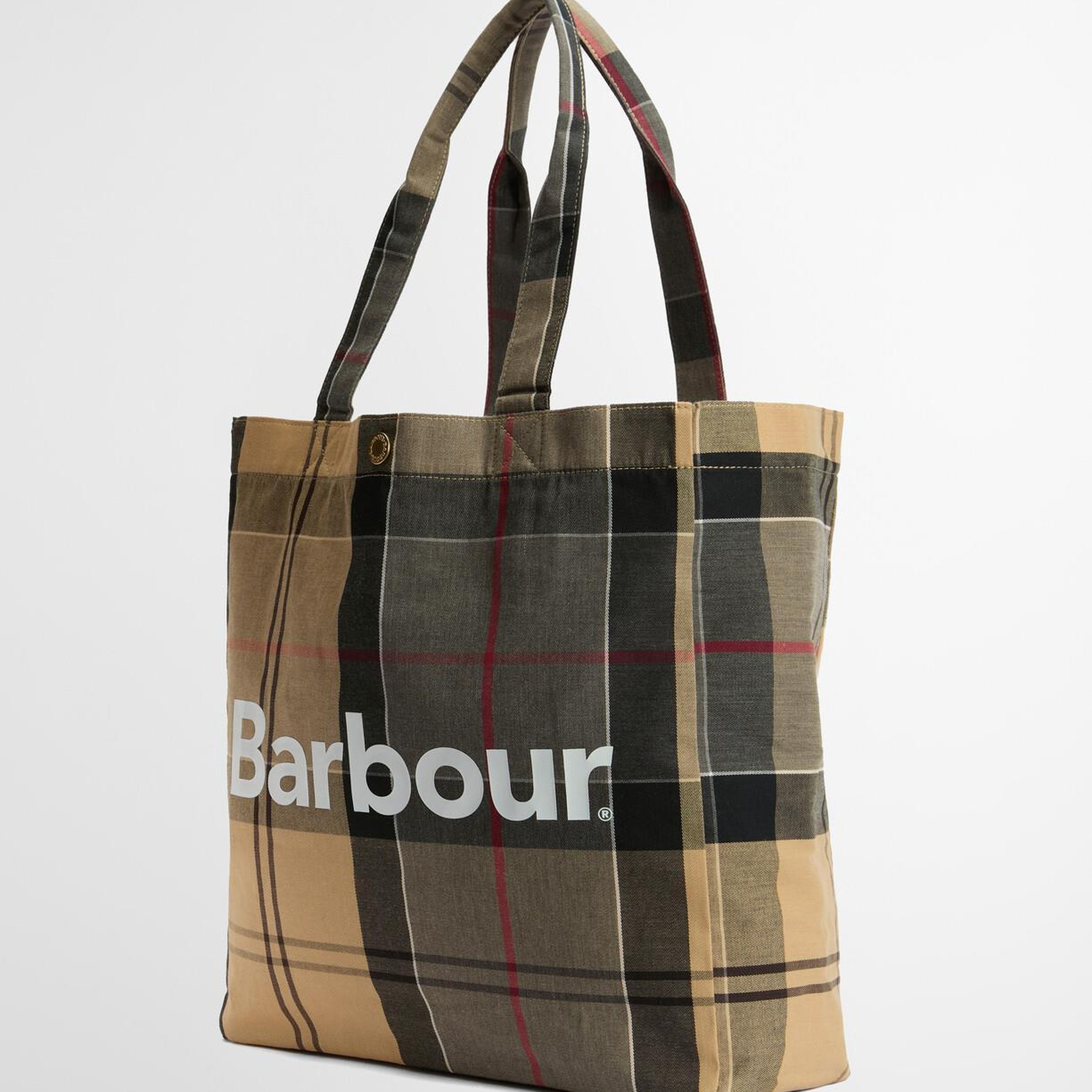 Barbour Telfield Tartan Tote Kol Çantası