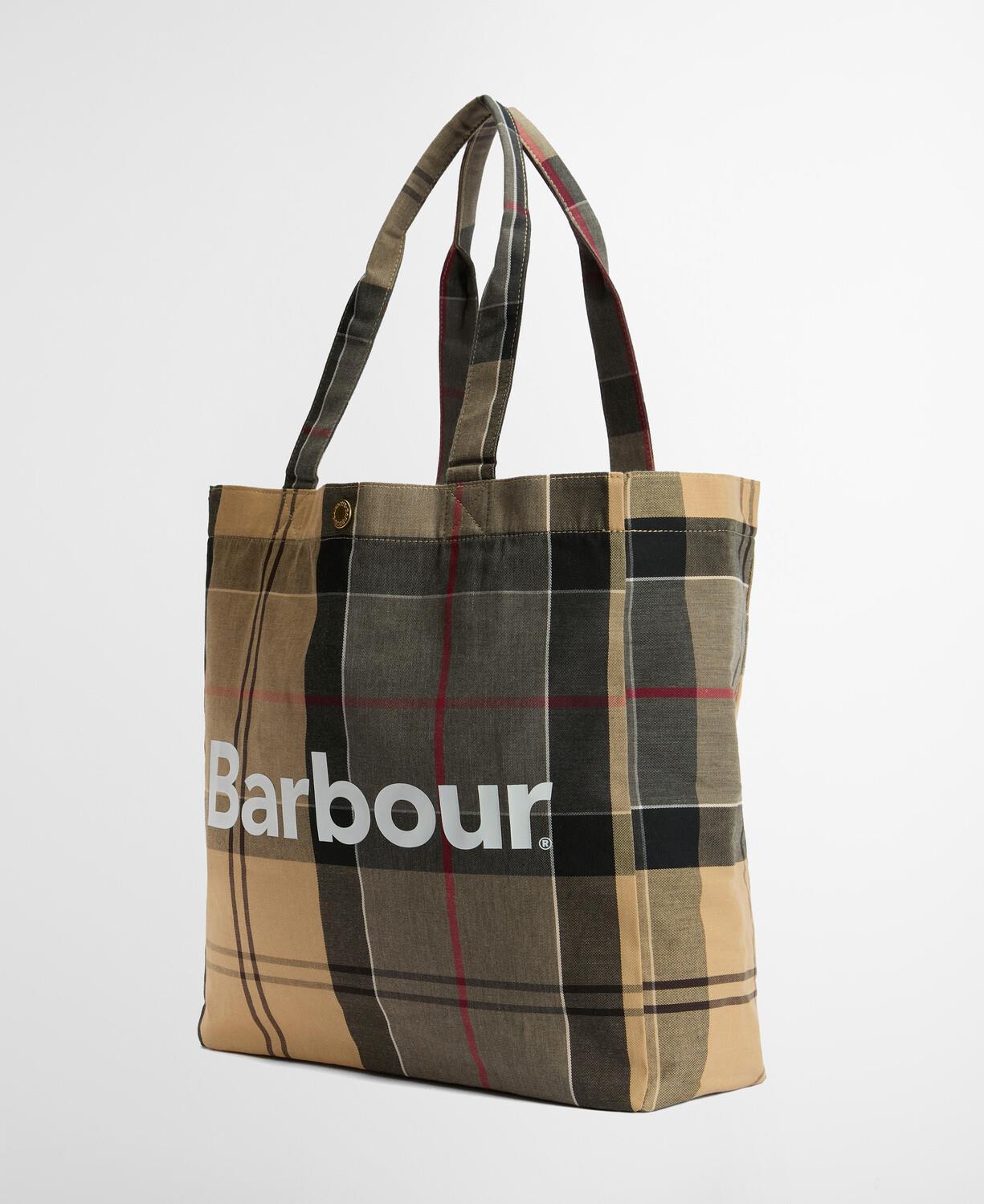 Barbour Telfield Tartan Tote Kol Çantası