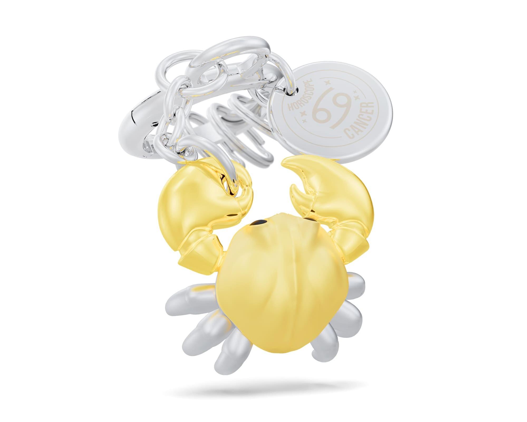 Metalmorphose Burç Koleksiyonu Yengeç Anahtarlık / Çanta Aksesuarı