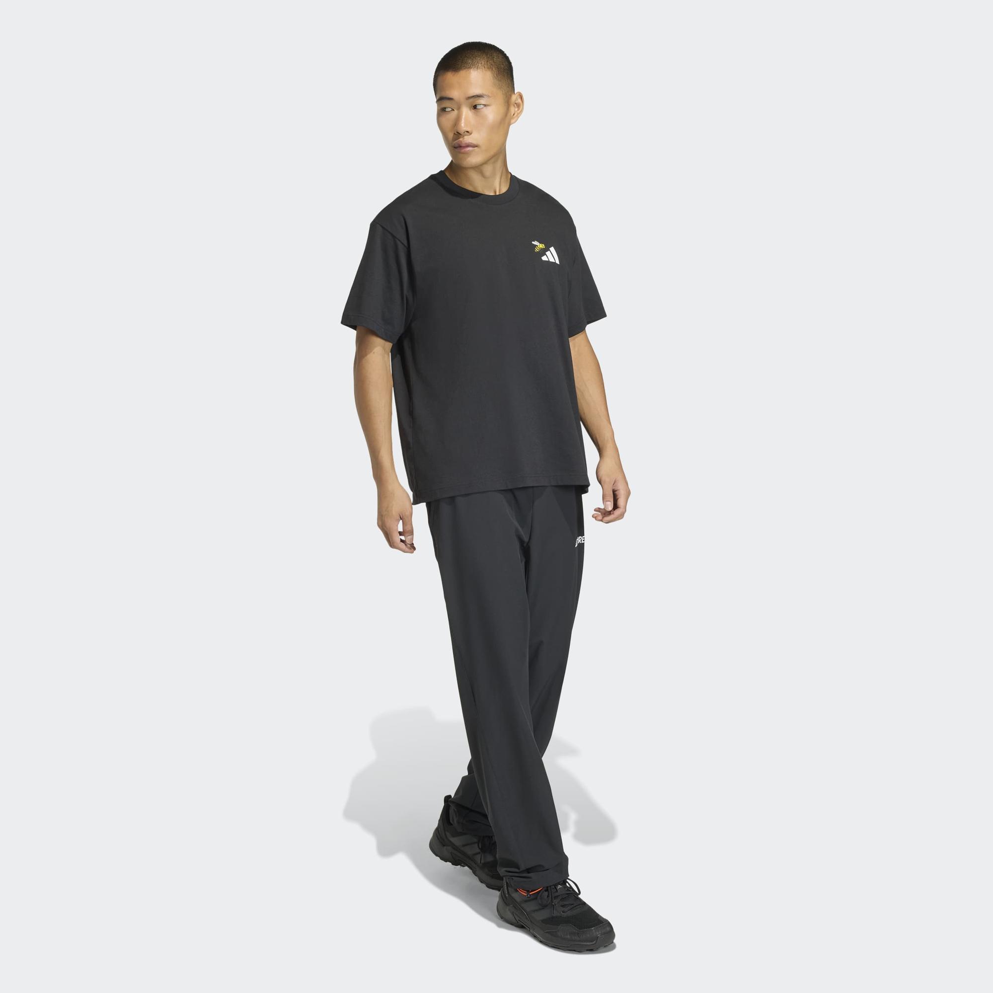 adidas Nature Yürüyüş Erkek Siyah T-Shirt