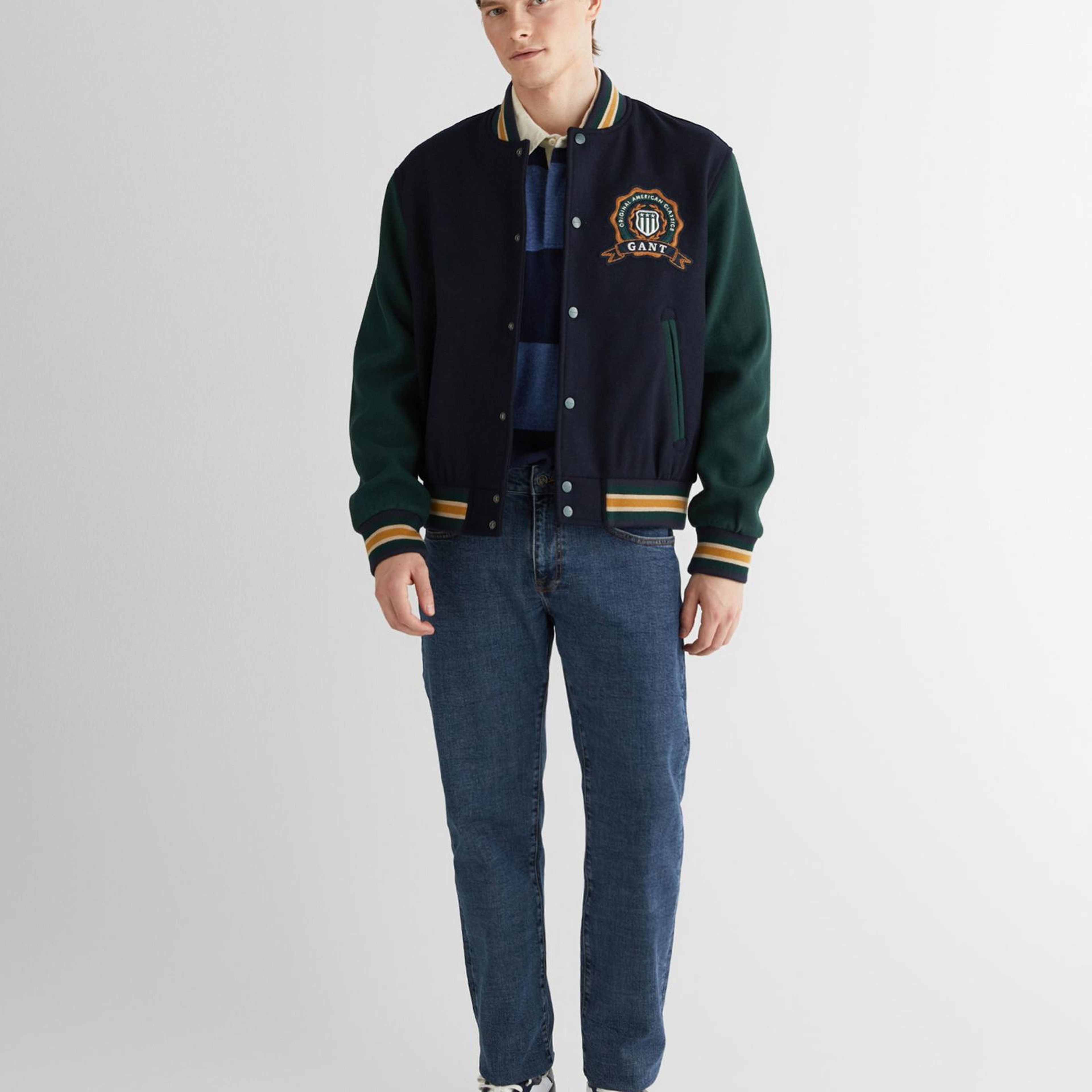 GANT Erkek Lacivert Standart Fit Ceket