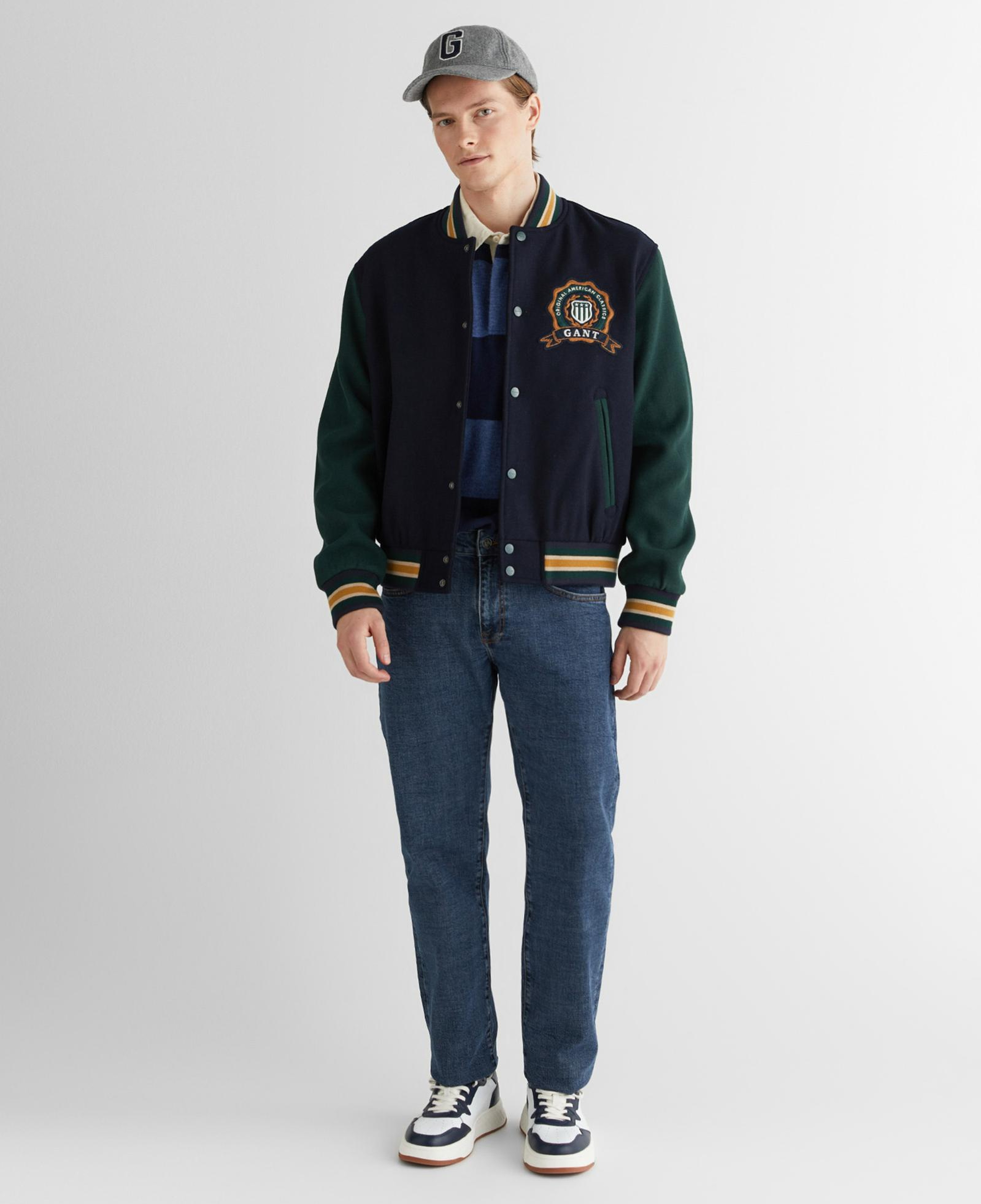 GANT Erkek Lacivert Standart Fit Ceket