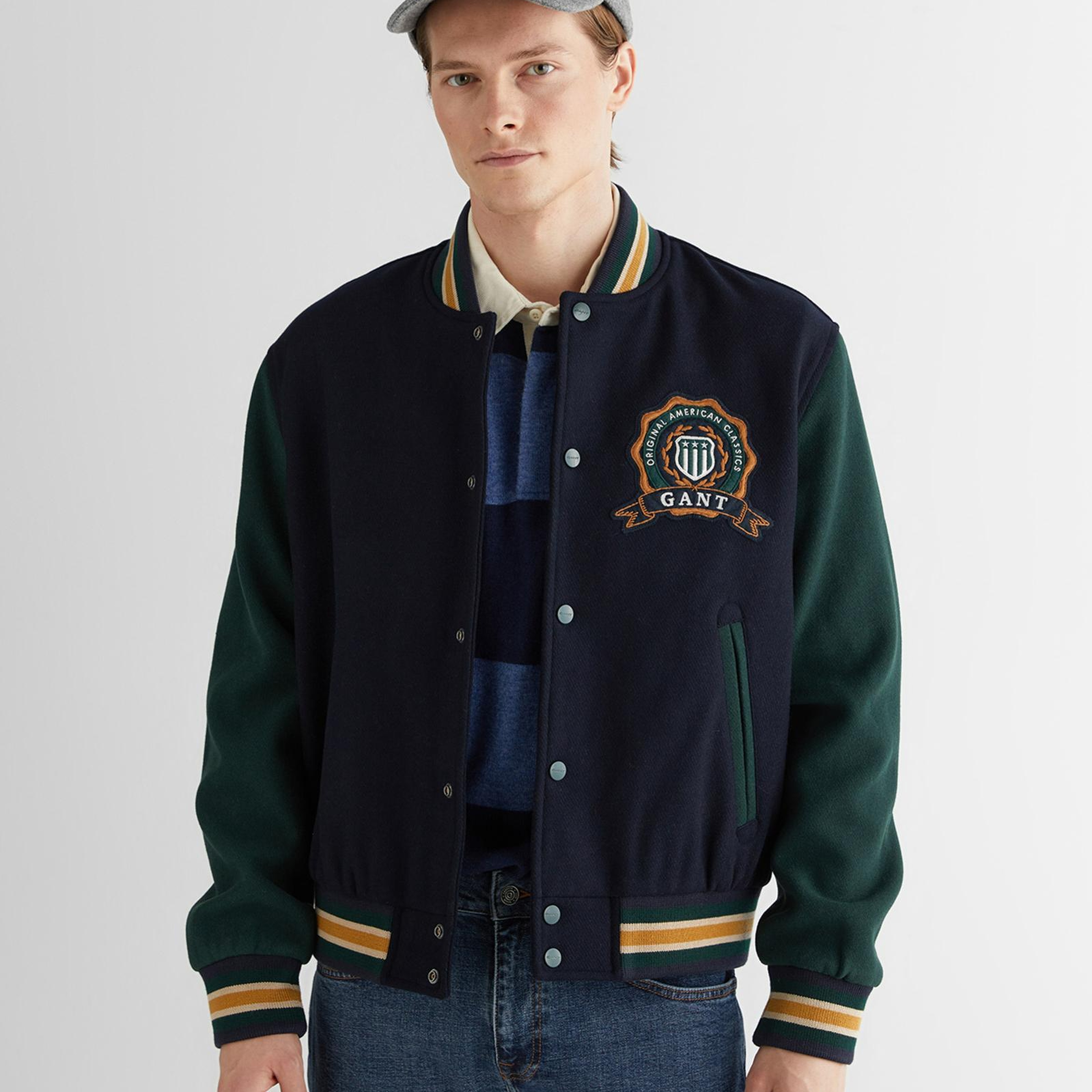 GANT Erkek Lacivert Standart Fit Ceket