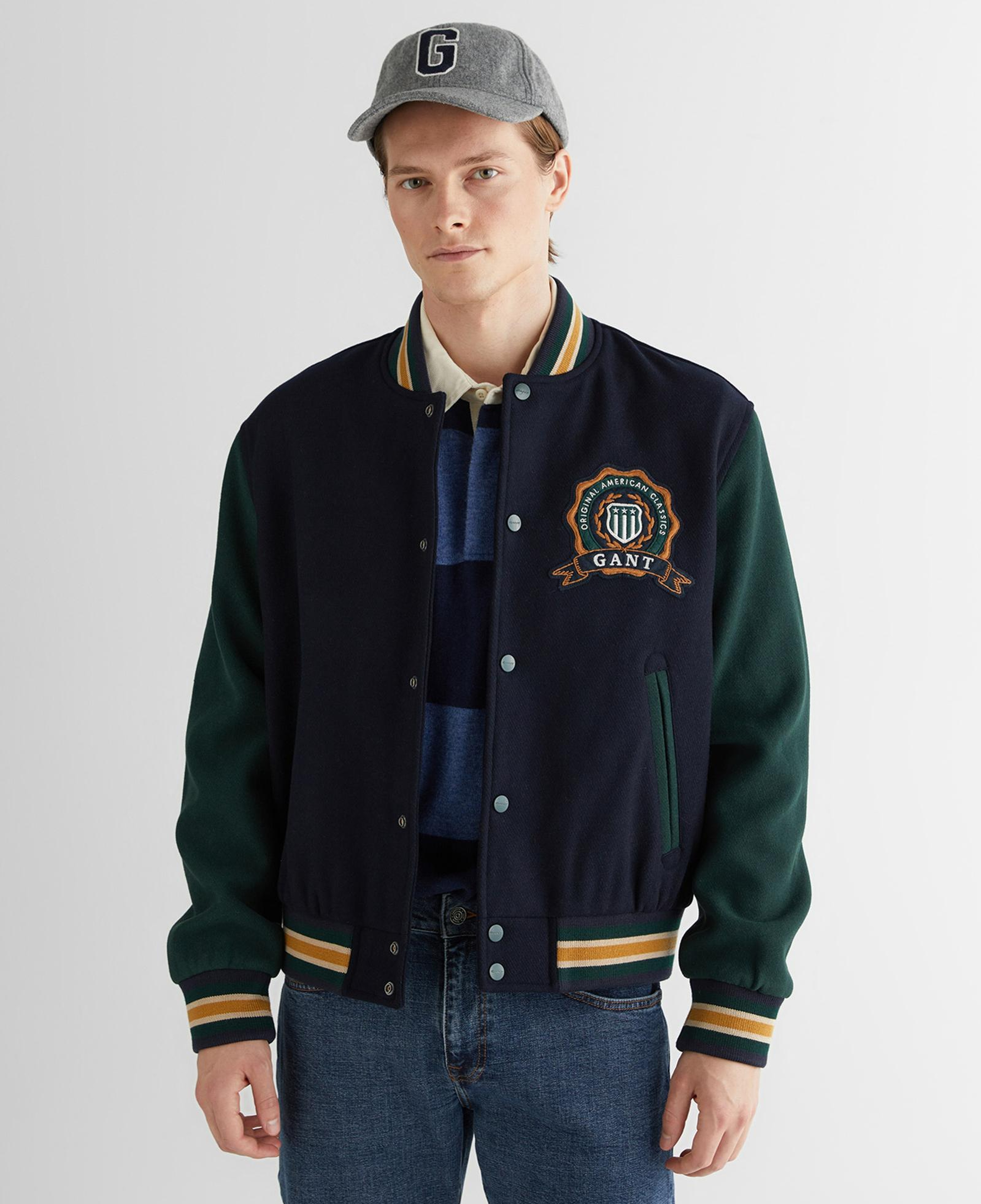 GANT Erkek Lacivert Standart Fit Ceket