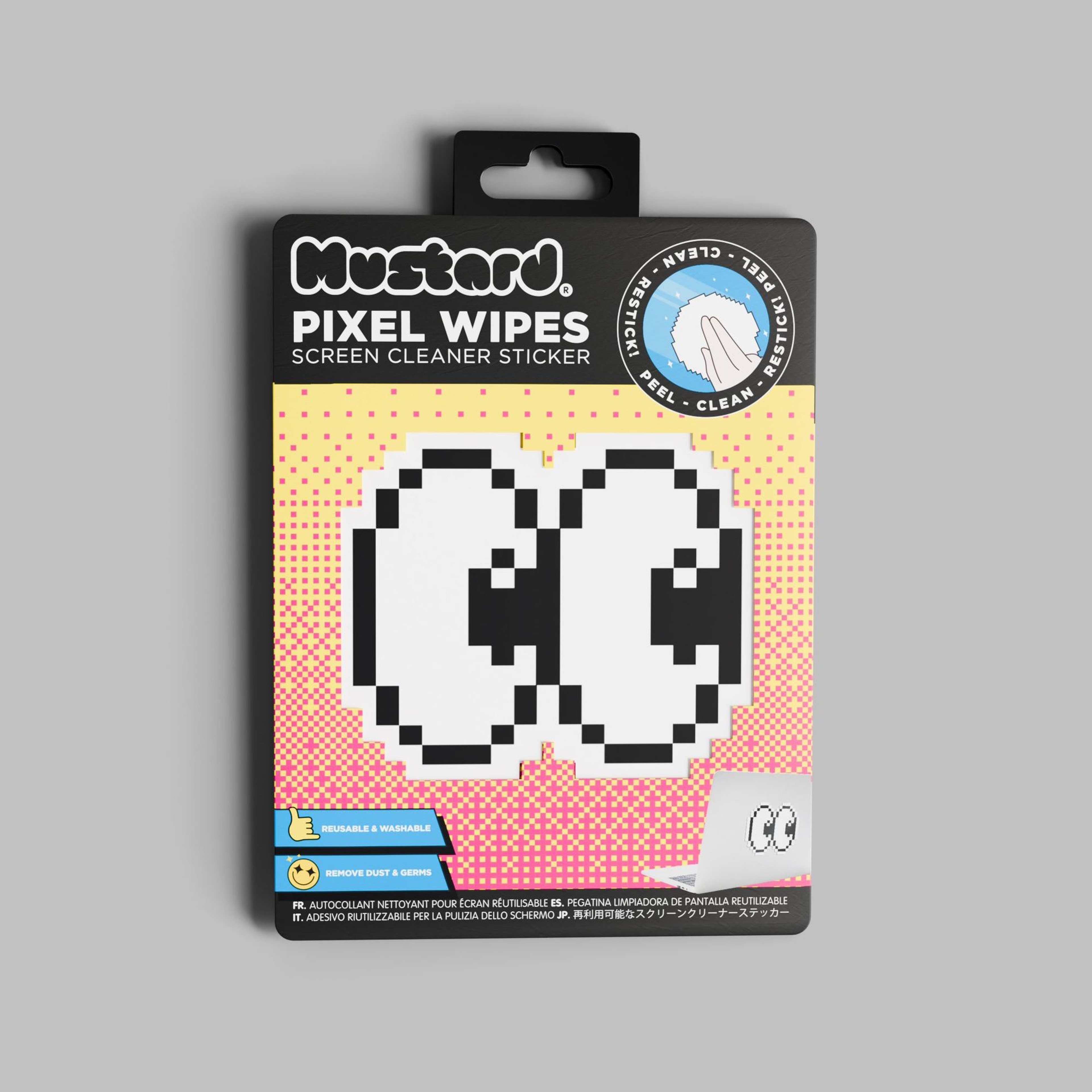 Mustard Googly Sticker ve Ekran Temizleyici