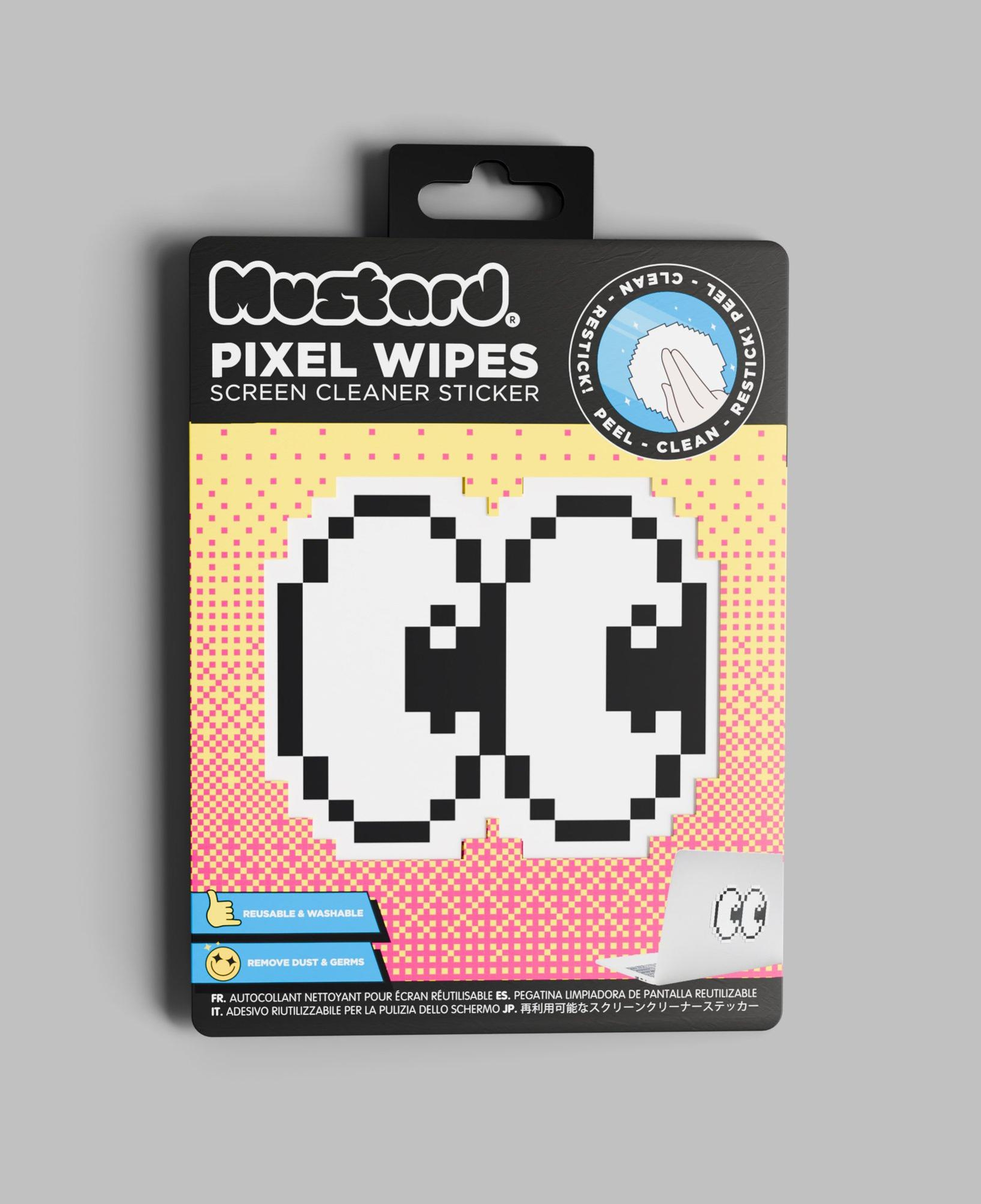 Mustard Googly Sticker ve Ekran Temizleyici