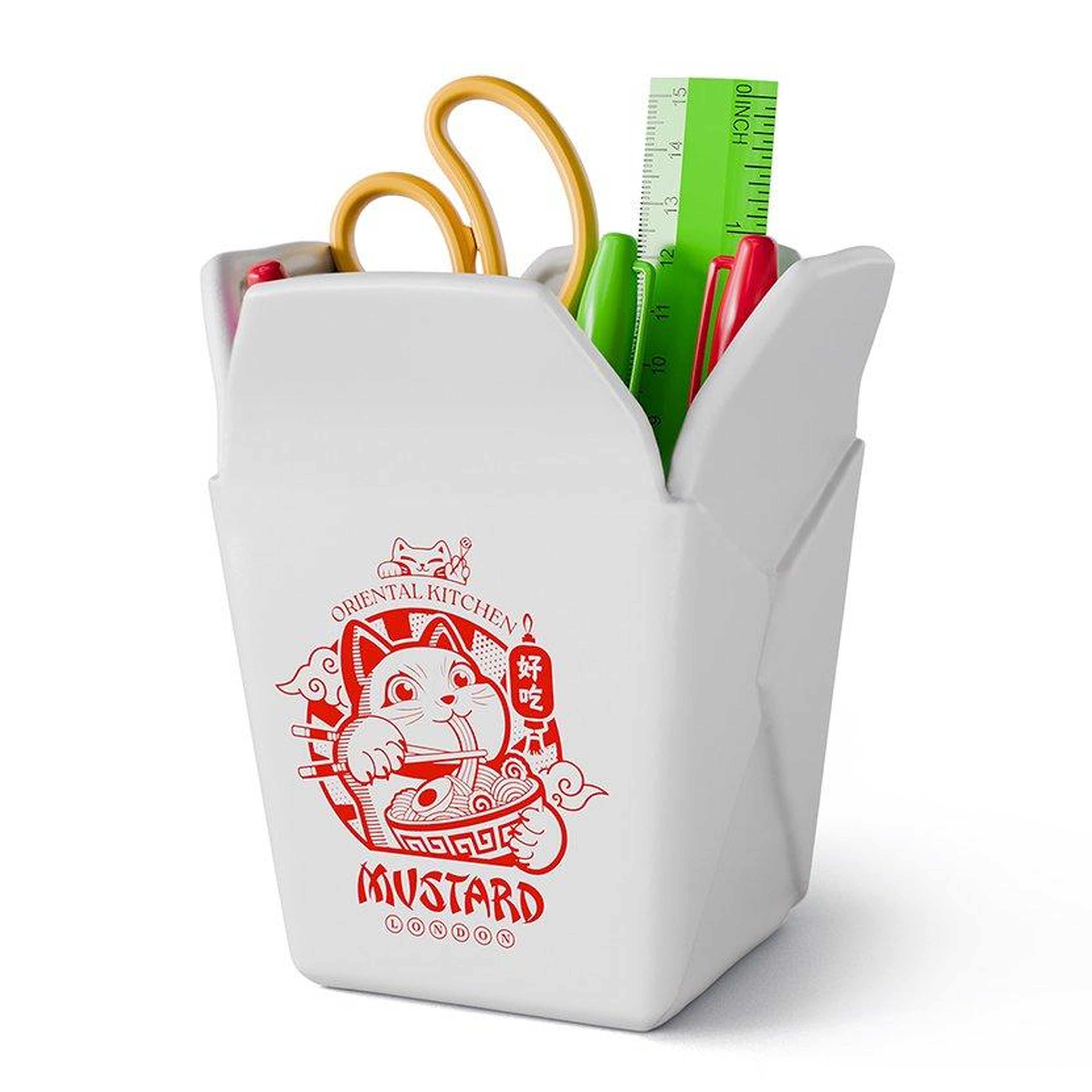 Mustard Noodle Seramik Kalemlik