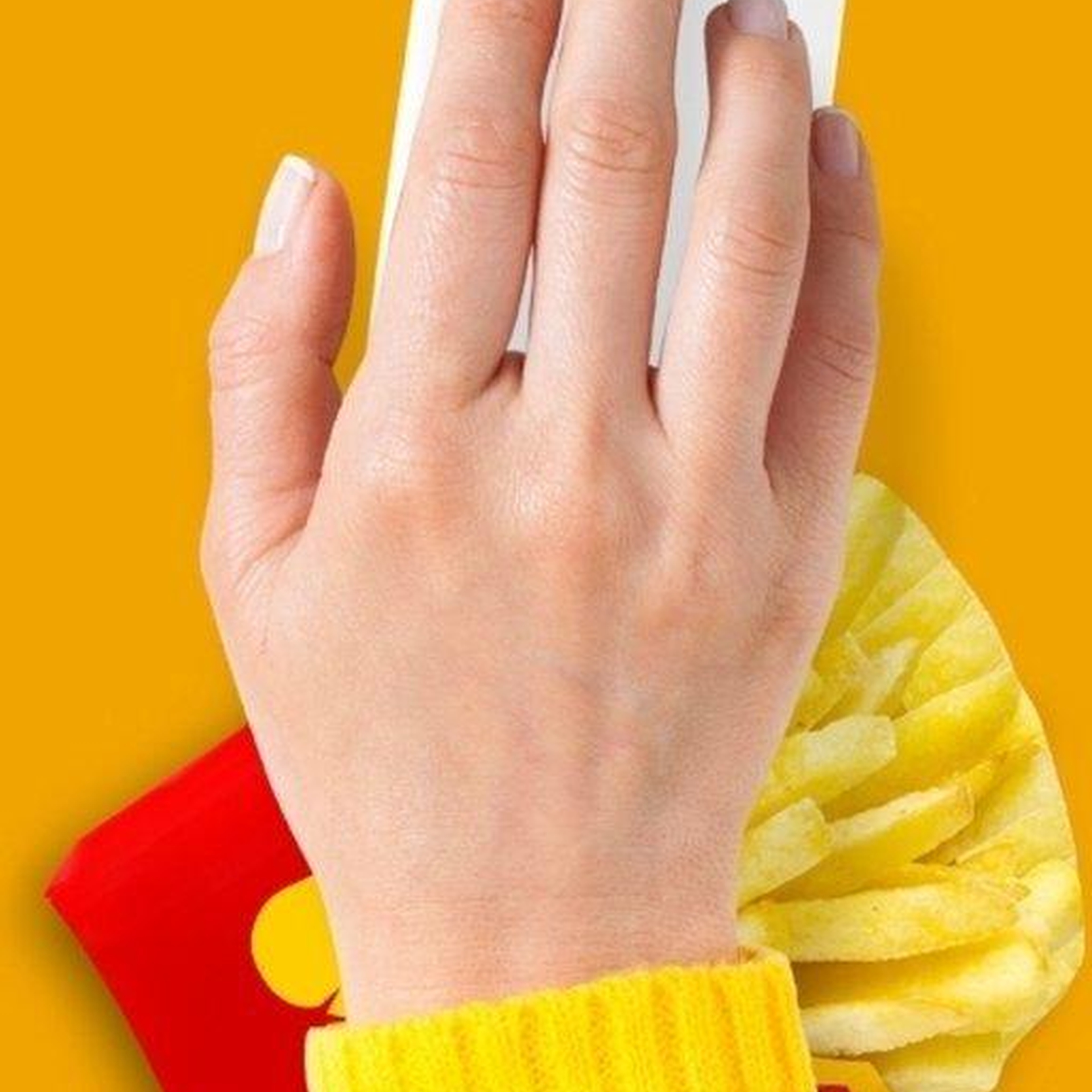 Mustard Fries Mouse Silikon Bilek Desteği