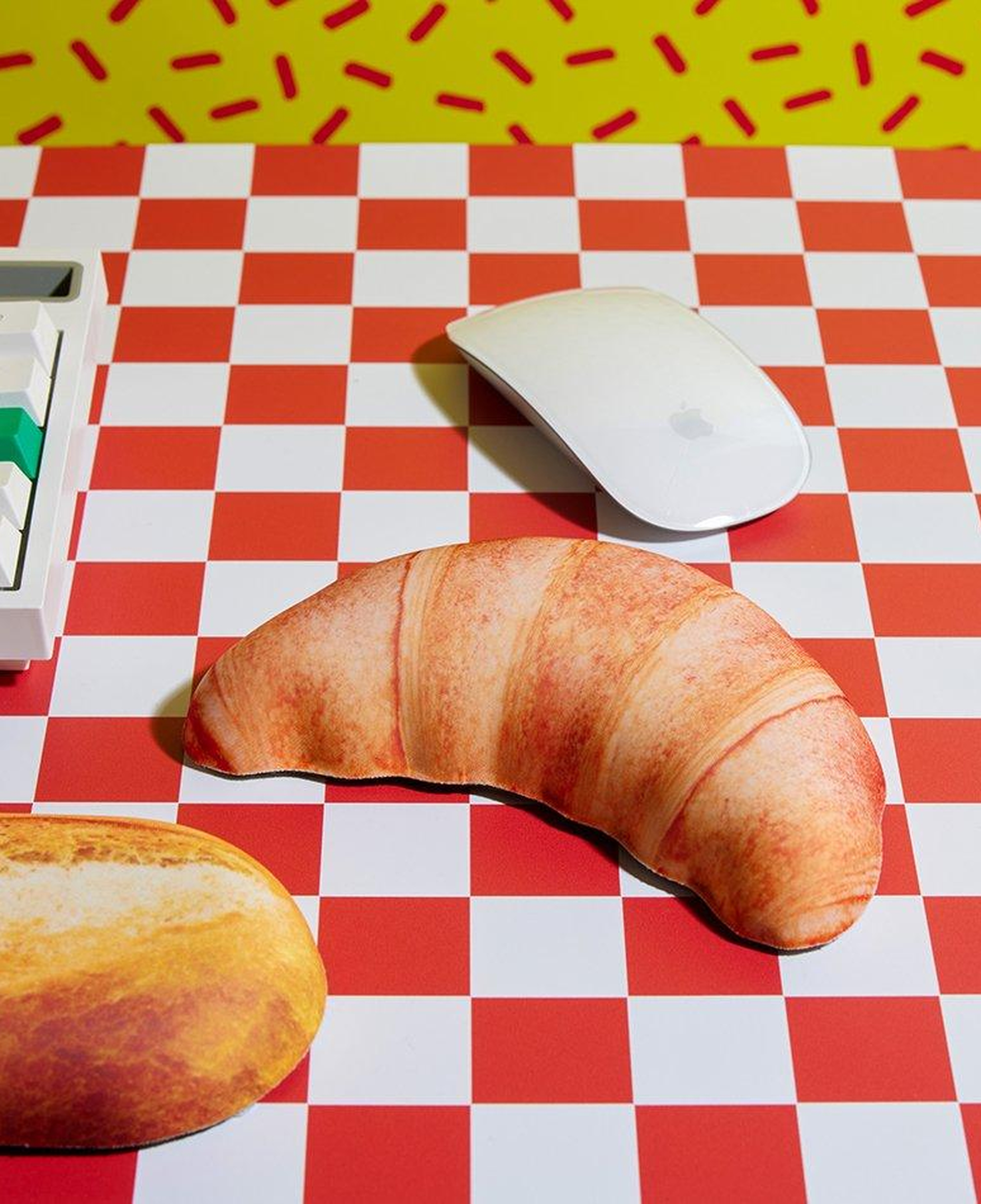 Mustard Kruvasan Mouse Silikon Bilek Desteği