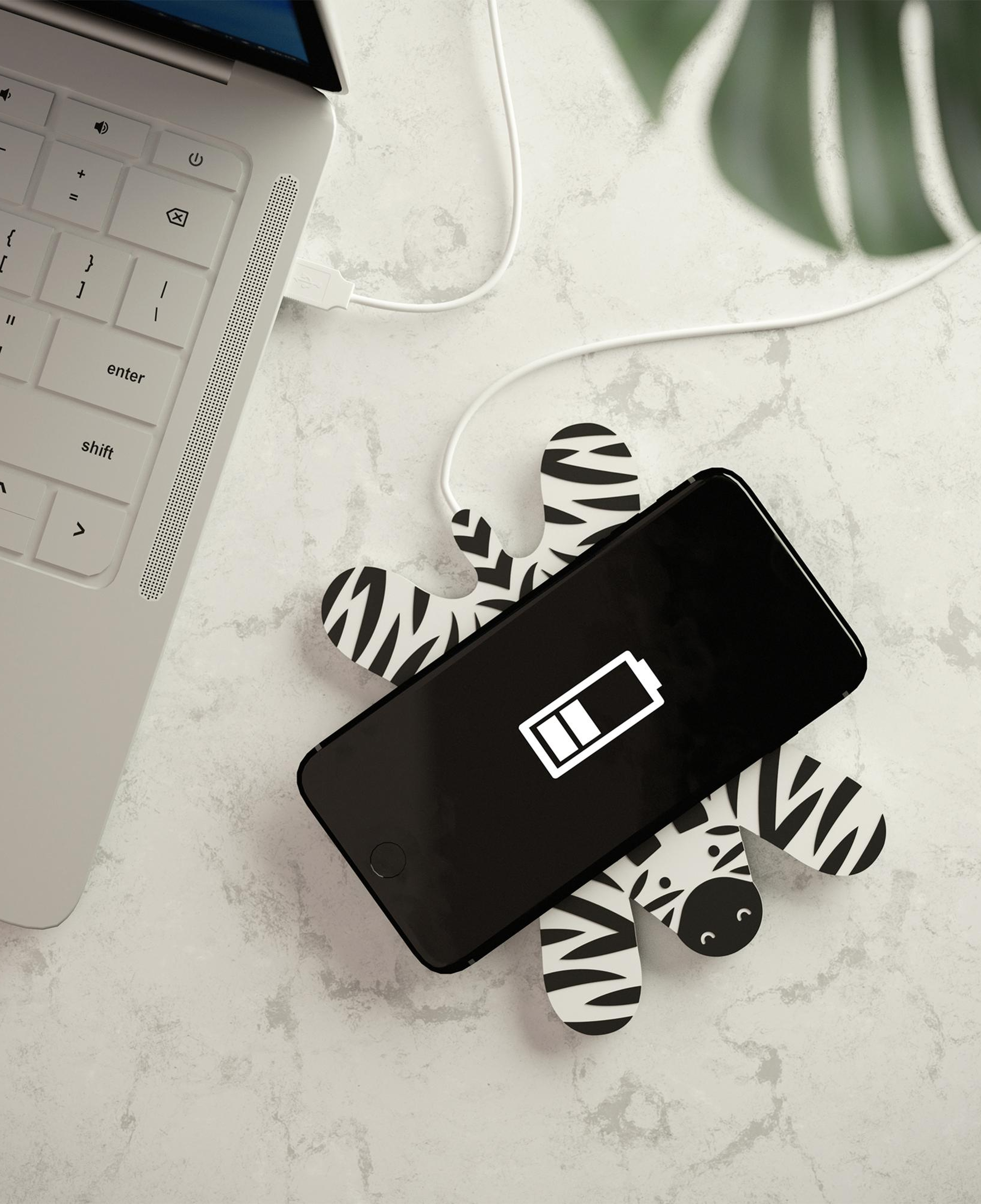 Mustard Zebra Kablosuz Şarj Cihazı