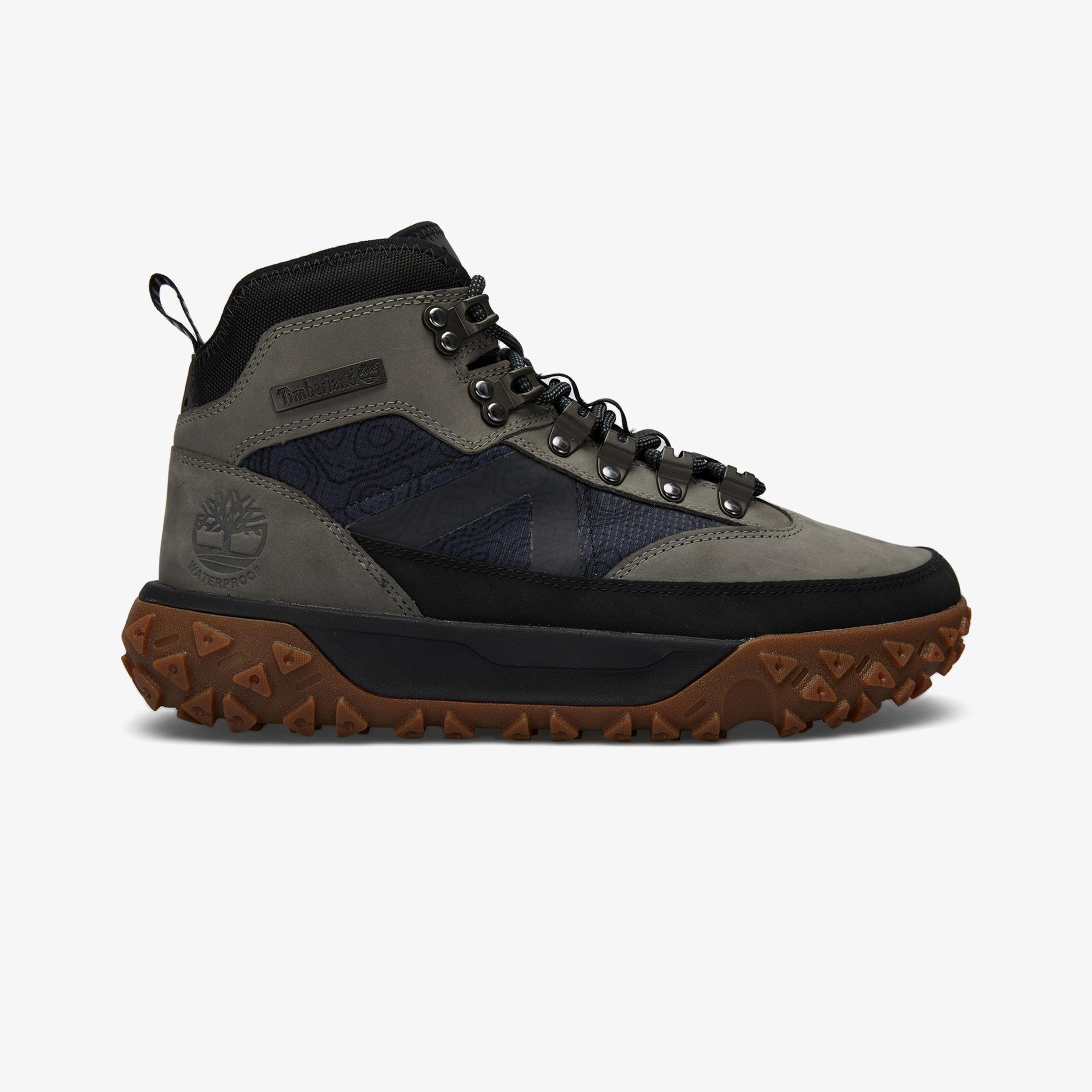 Timberland Greenstride Motion 6 Mid Lace Up Waterproof Erkek Gri Outdoor Ayakkabı