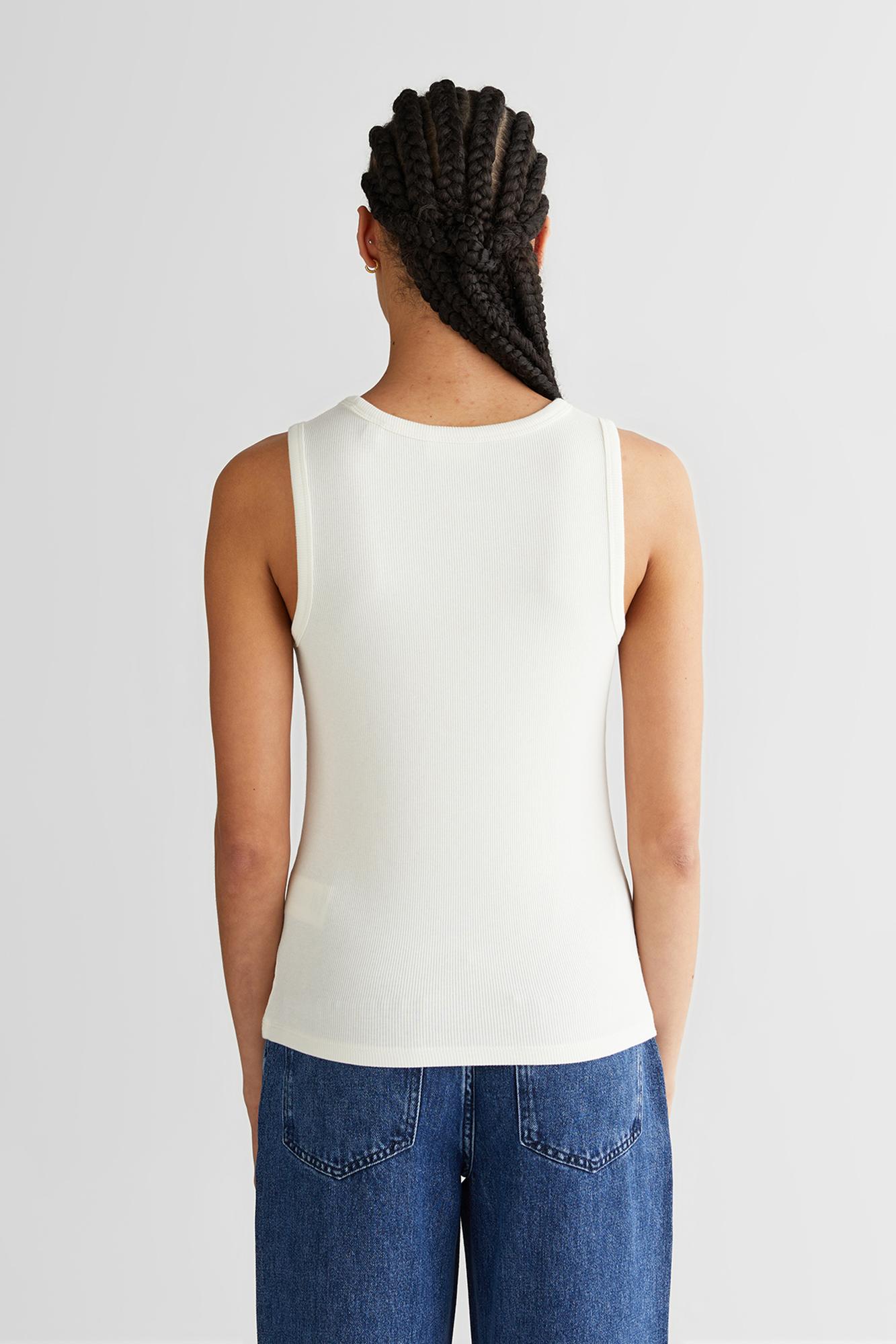 GANT Kadın Beyaz Bisiklet Yaka Regular Fit T-Shirt