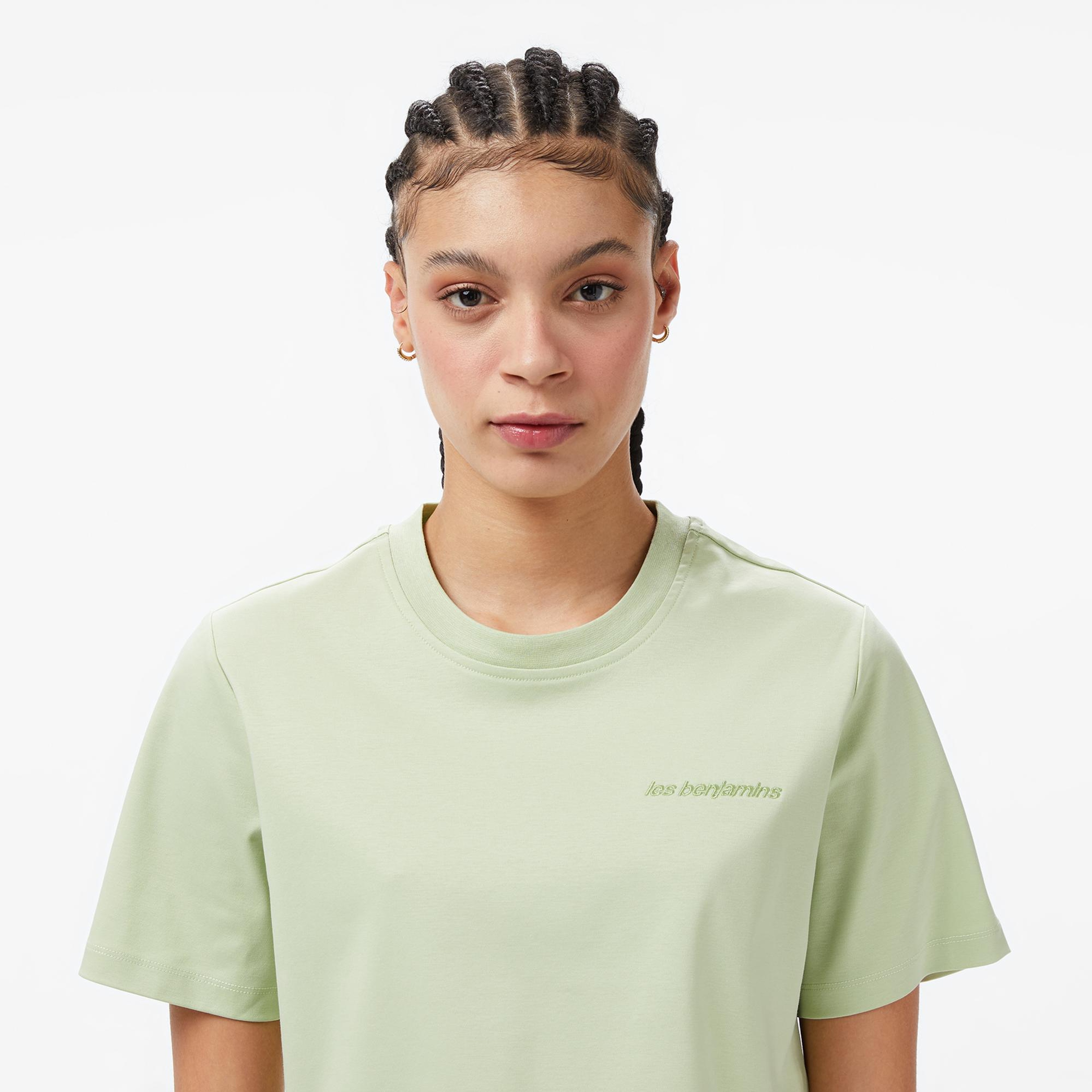 Les Benjamins Essentials 307 Kadın Yeşil T-Shirt