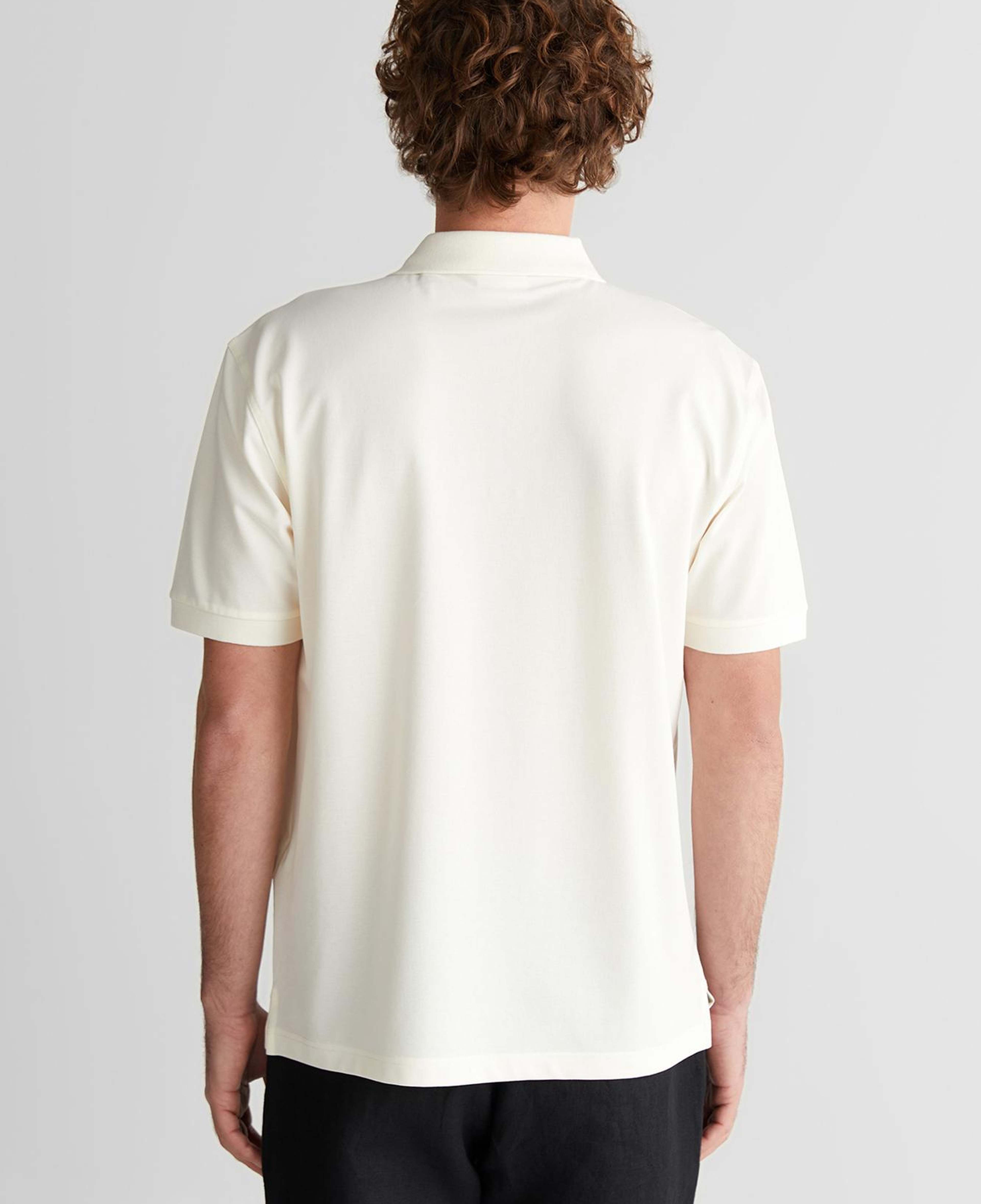 GANT Erkek Beyaz Regular Fit Yarım Fermuarlı Logolu Polo Yaka T-Shirt