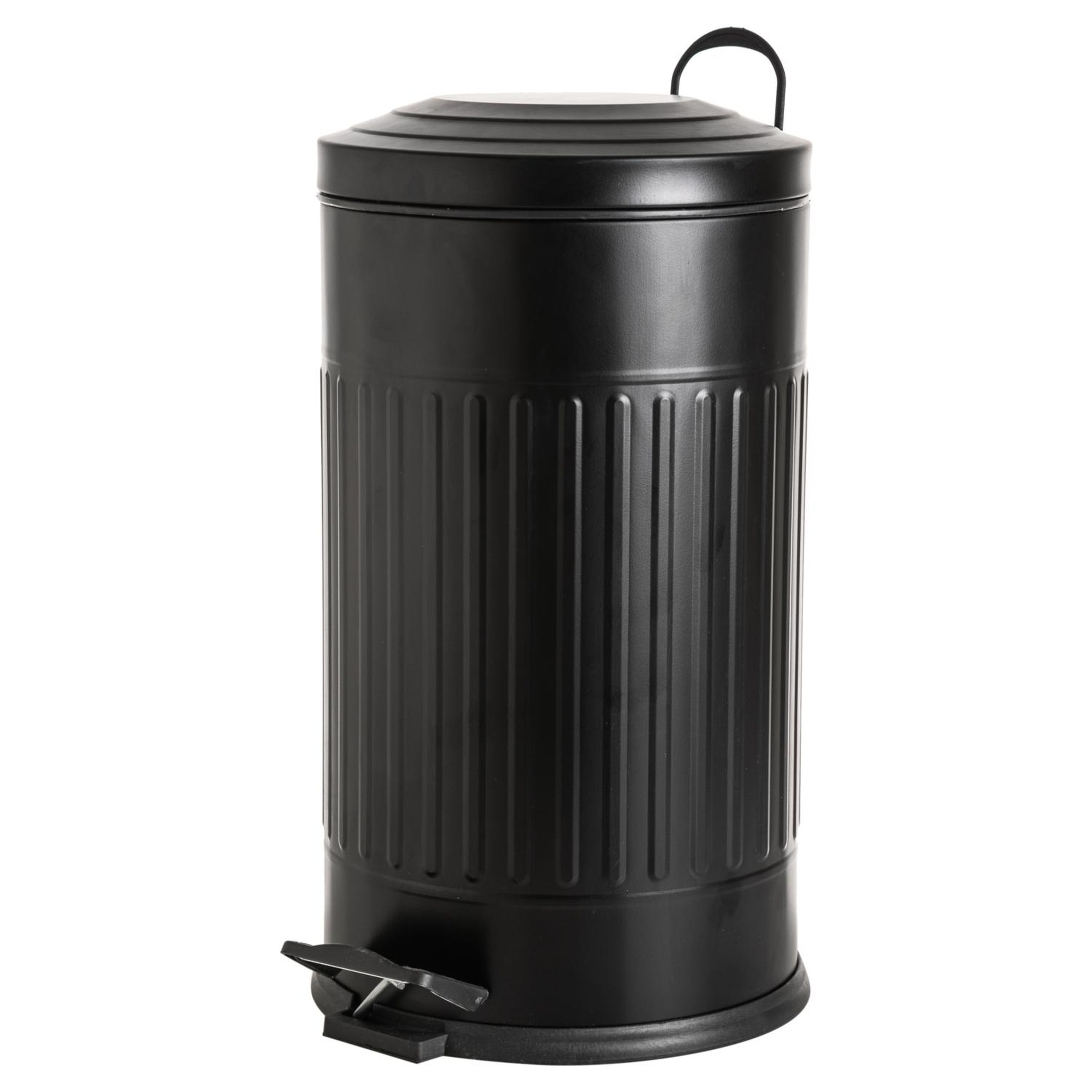 16LT PEDALLI VINTAGE ÇÖP KOVASI SİYAH