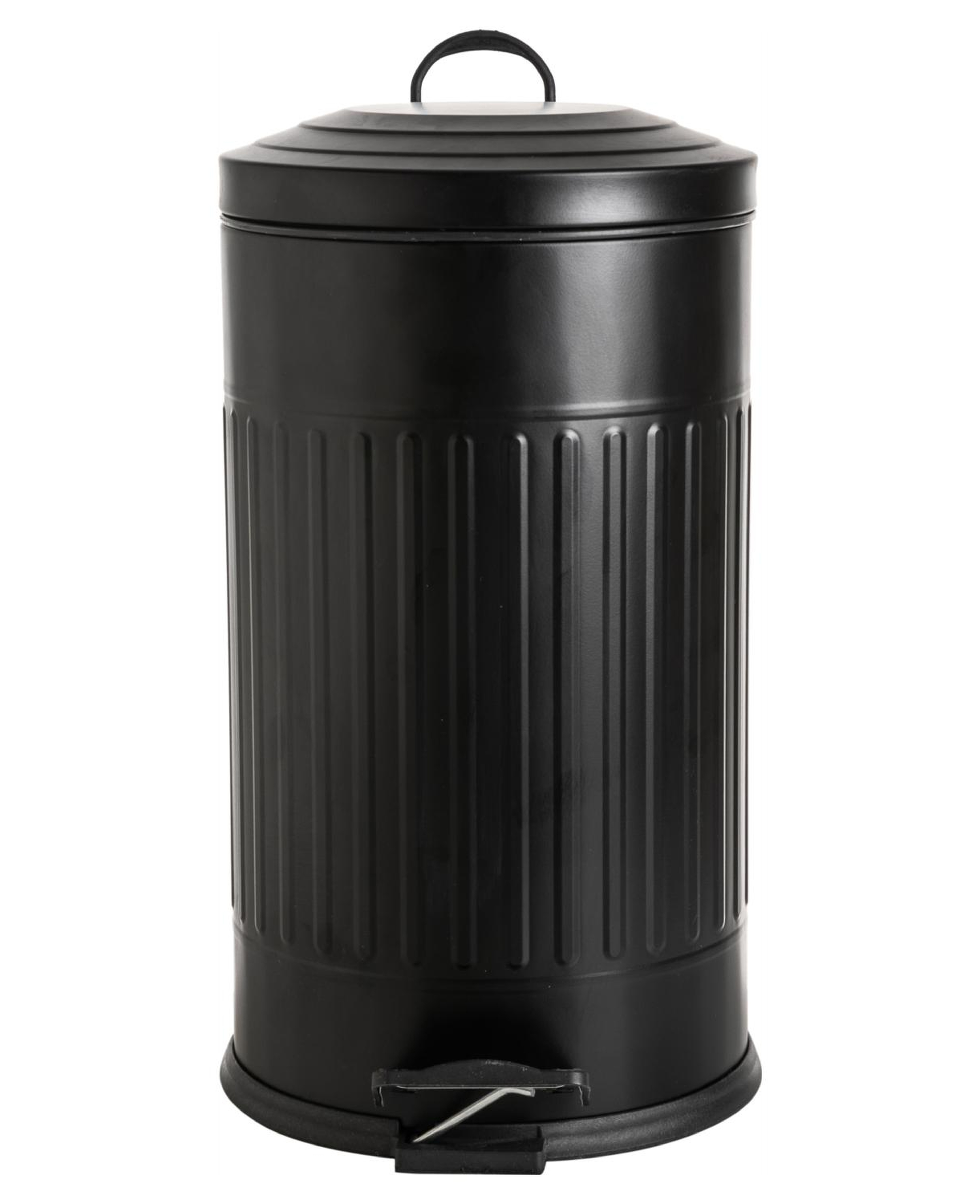 16LT PEDALLI VINTAGE ÇÖP KOVASI SİYAH