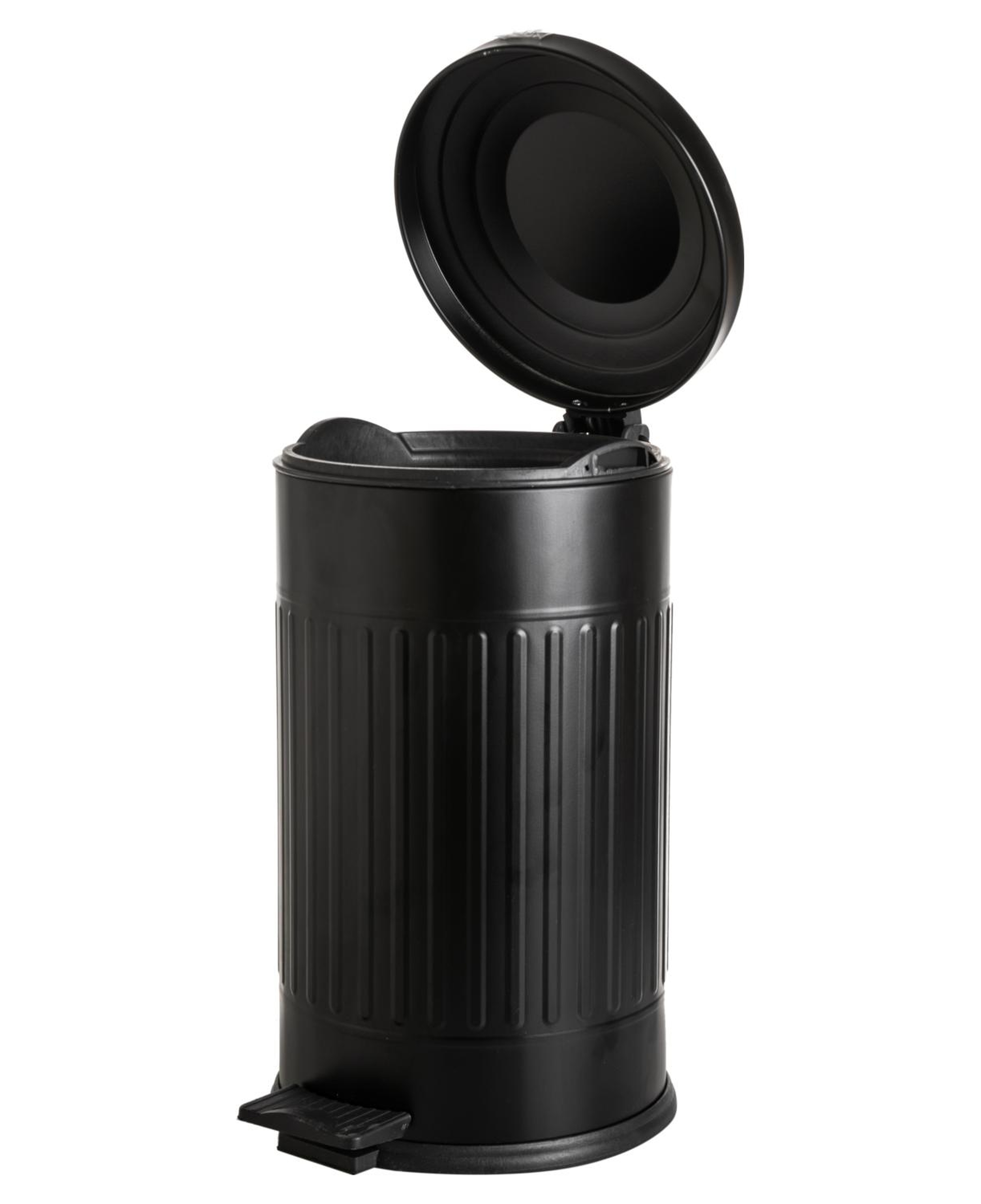 16LT PEDALLI VINTAGE ÇÖP KOVASI SİYAH