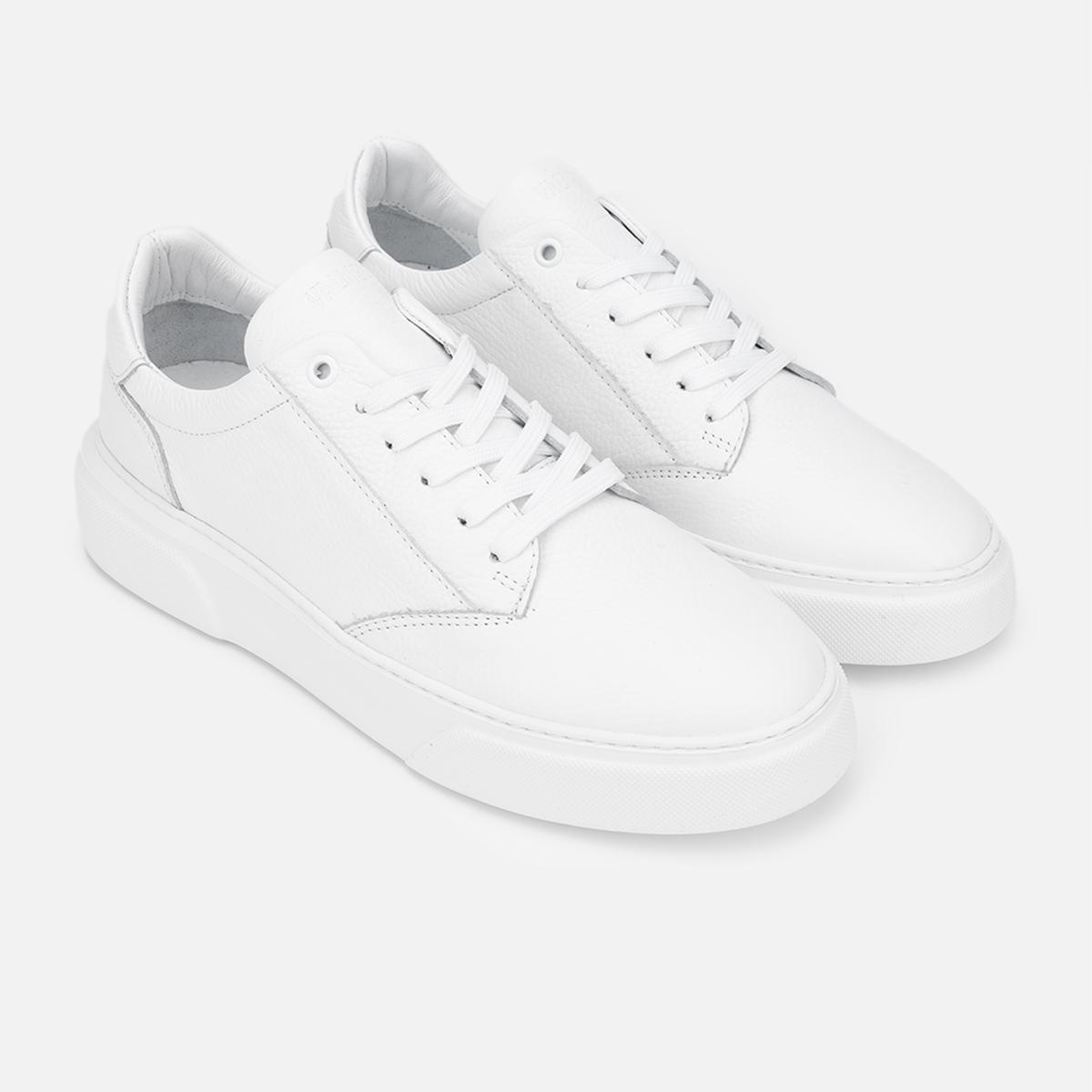 Valmenti Erkek Hakiki Deri Beyaz Sneakers & Spor Ayakkabı