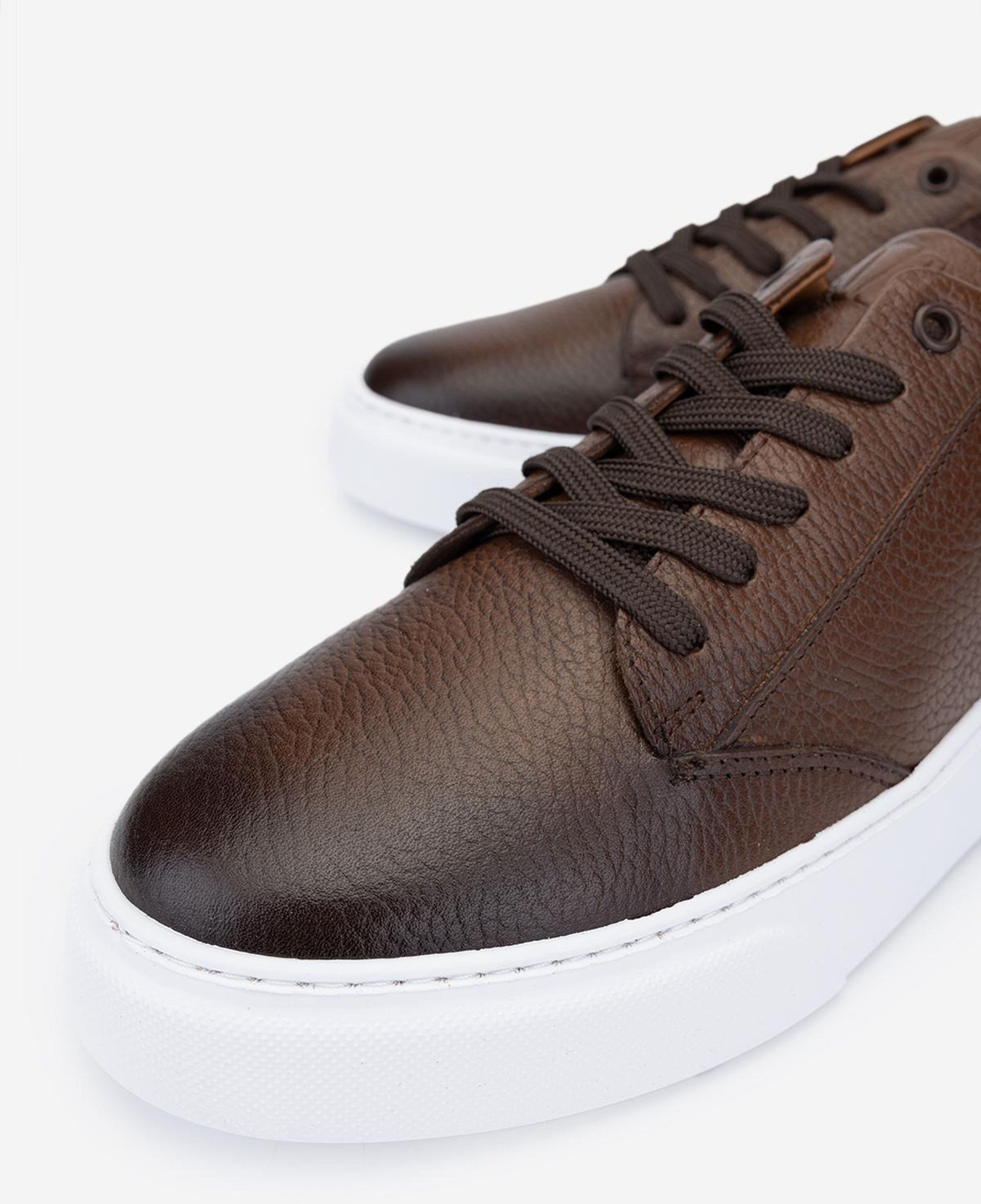 Valmenti Erkek Hakiki Deri Kahverengi Sneakers & Spor Ayakkabı