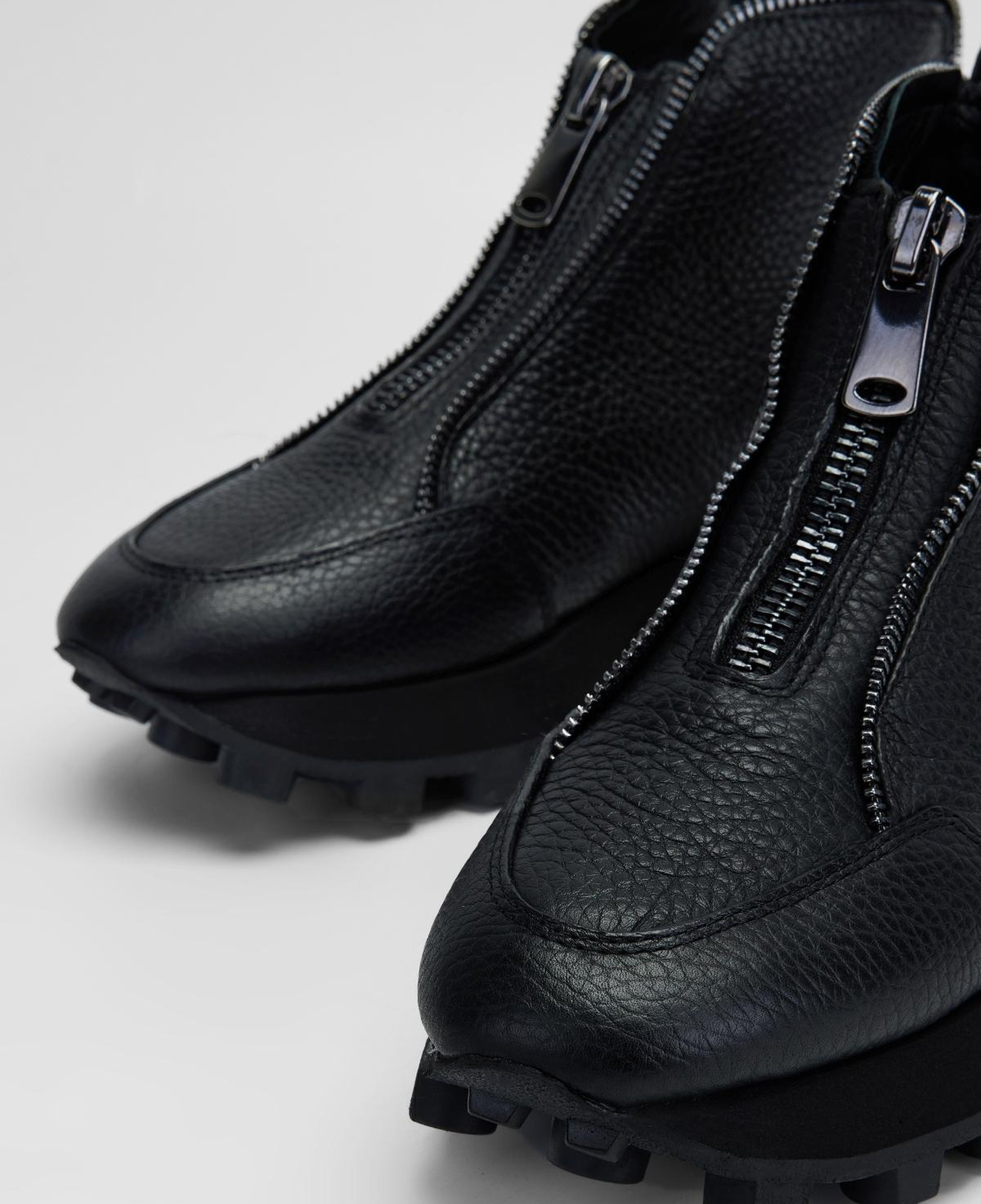 Valmenti Kadın Hakiki Deri Siyah Floter Düz Bot