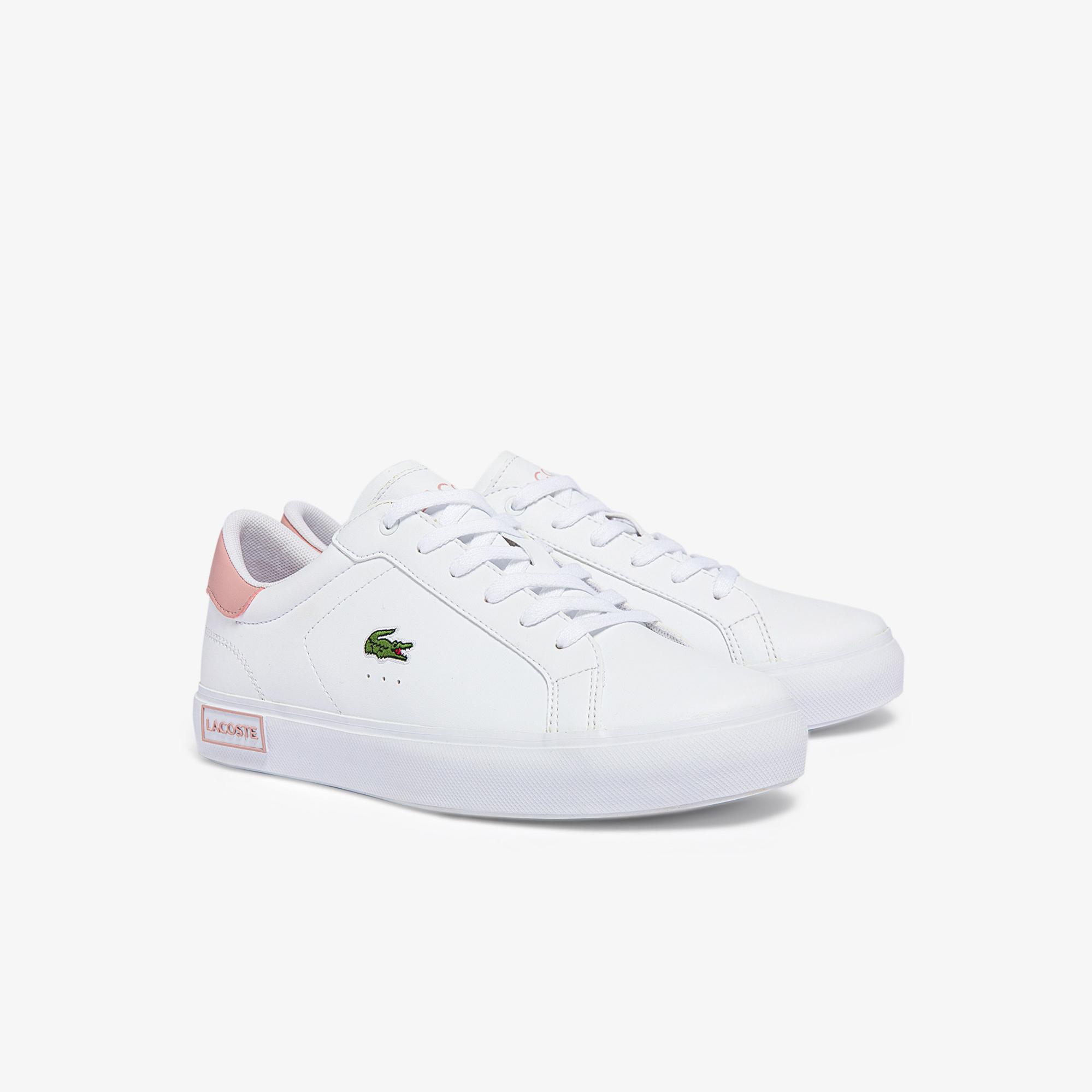 Lacoste Powercourt Çocuk Beyaz Sneaker