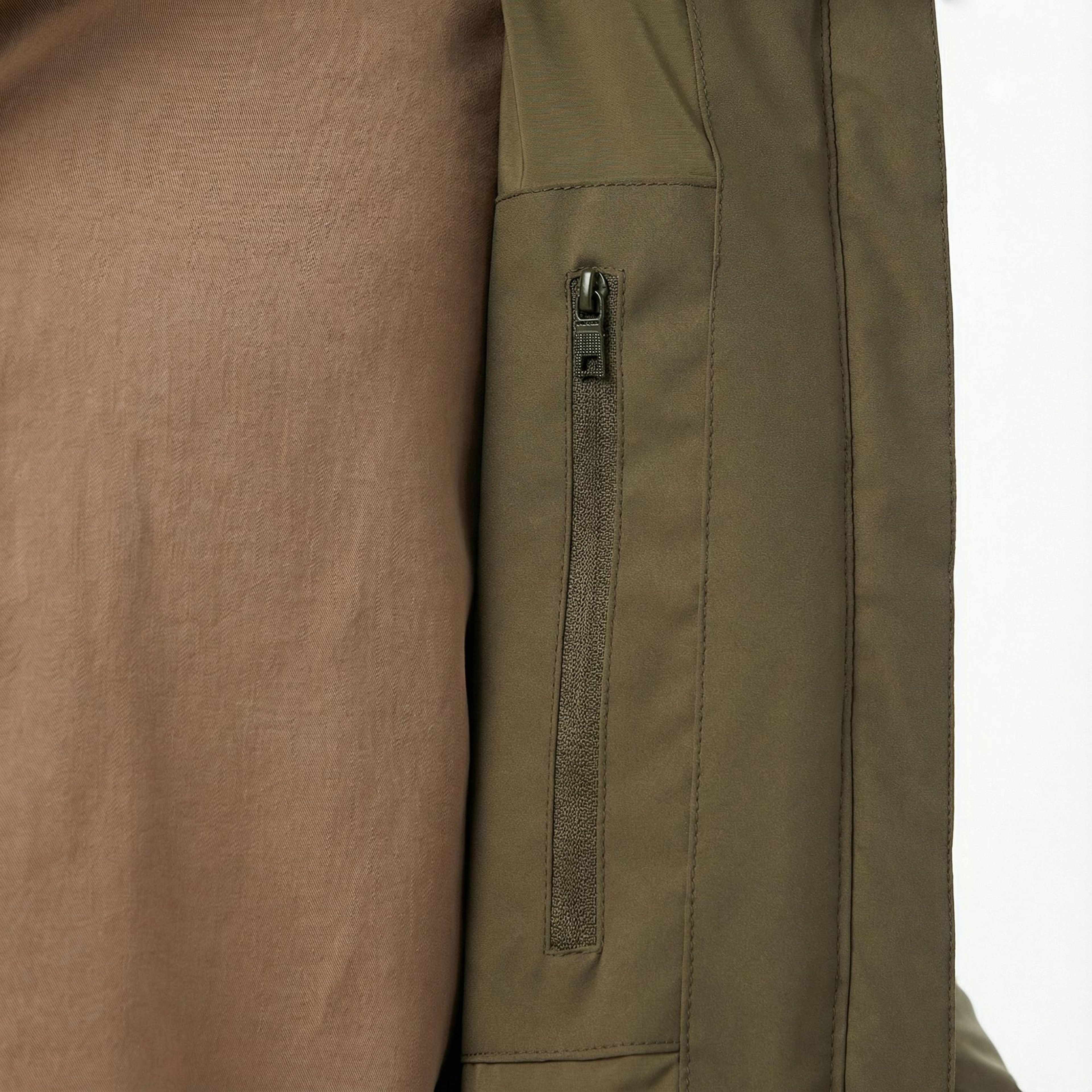 Nautica Erkek Yeşil Regular Fit Mont