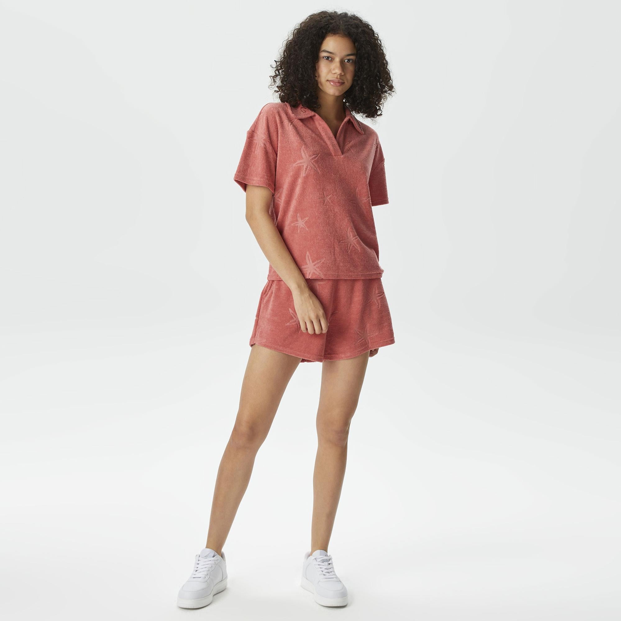 Nautica Kadın Pembe Relaxed Fit Şort