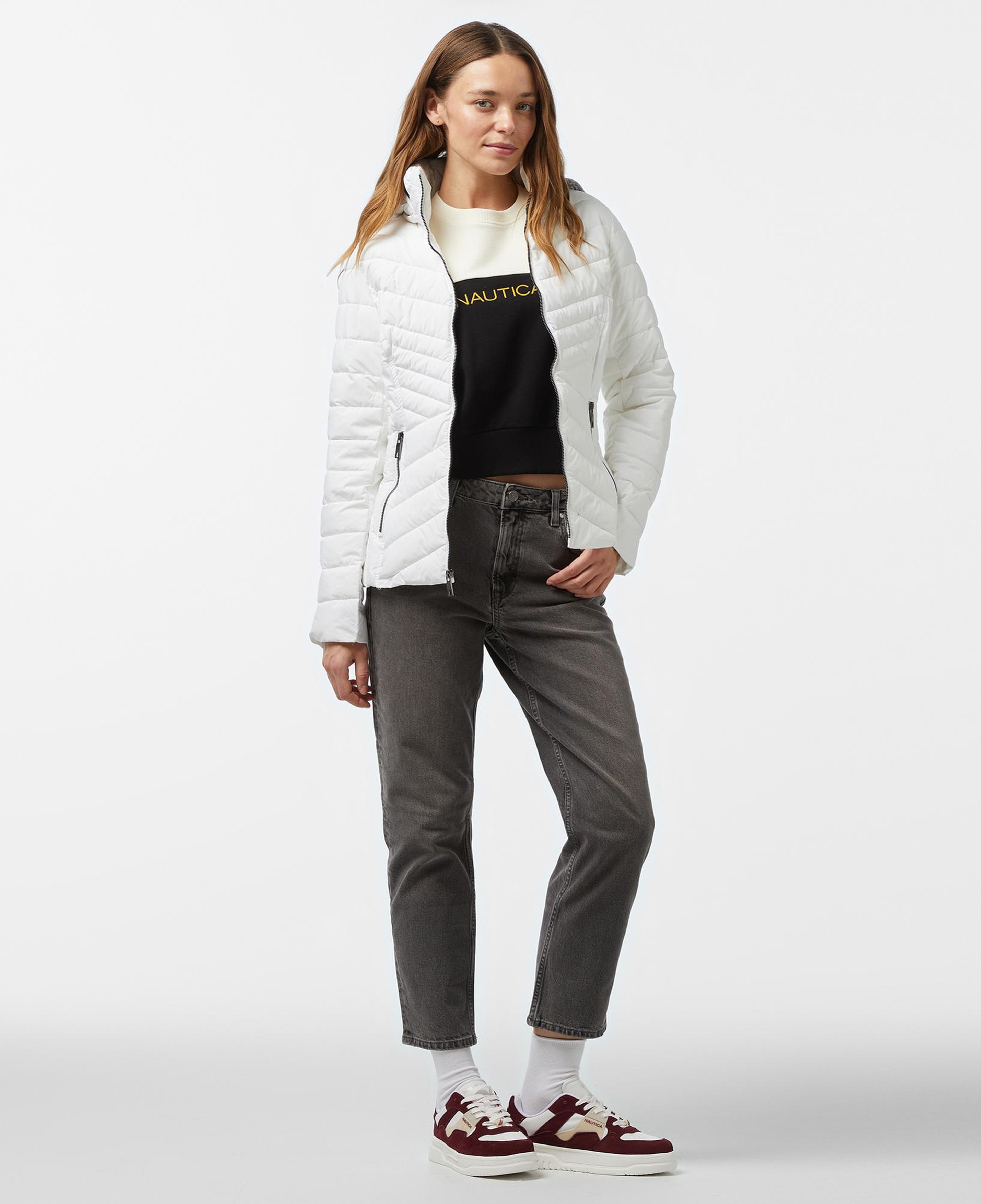 Nautica Kadın Beyaz Mont