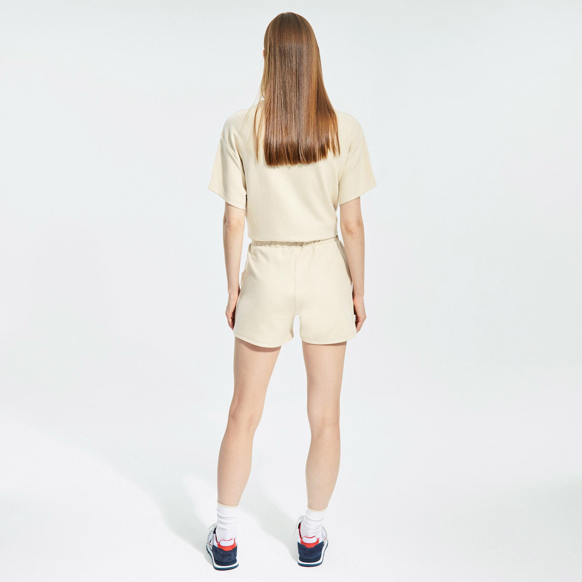 Nautica Kadın Bej Oversize Şort