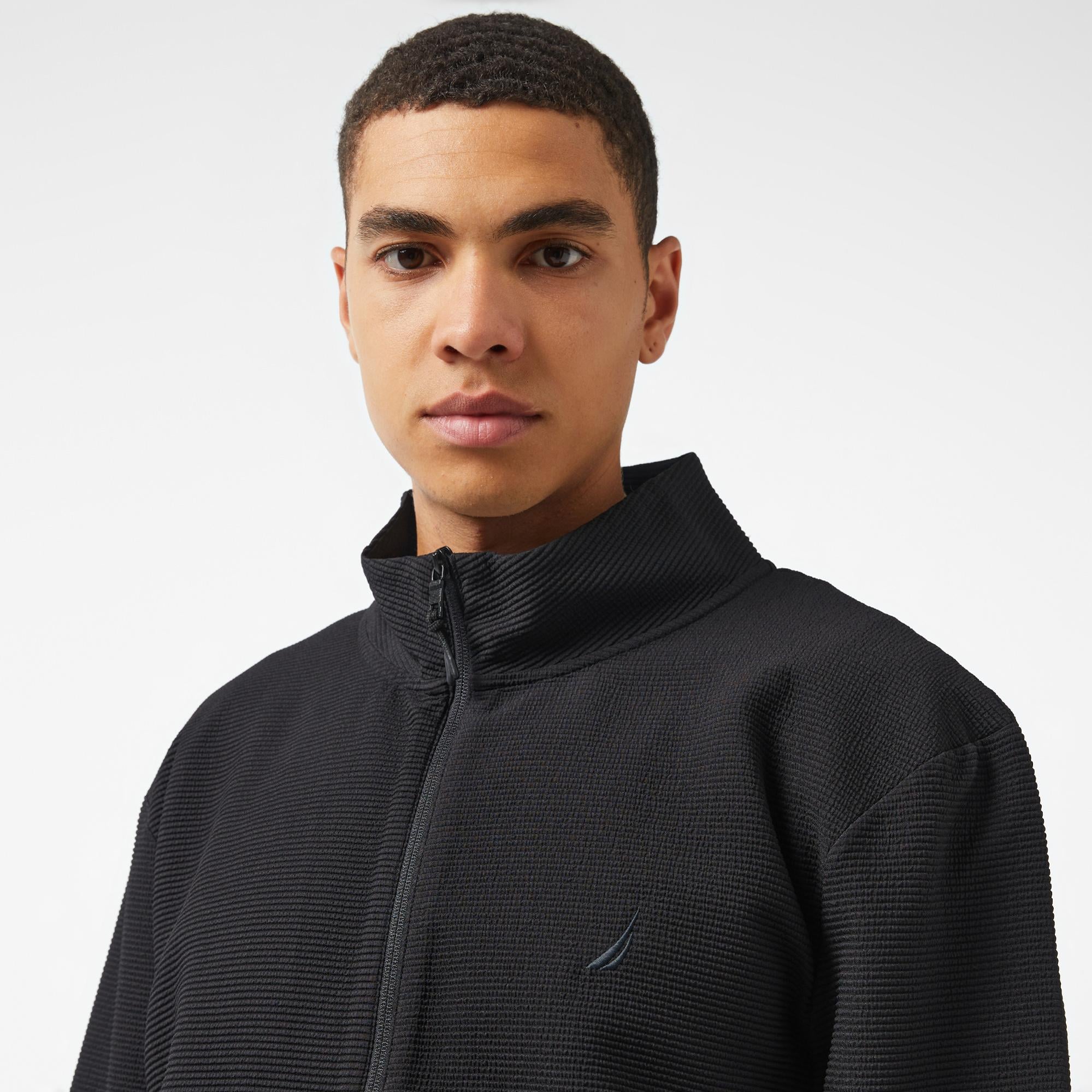 Nautica Erkek Siyah Regular Fit Sweatshirt