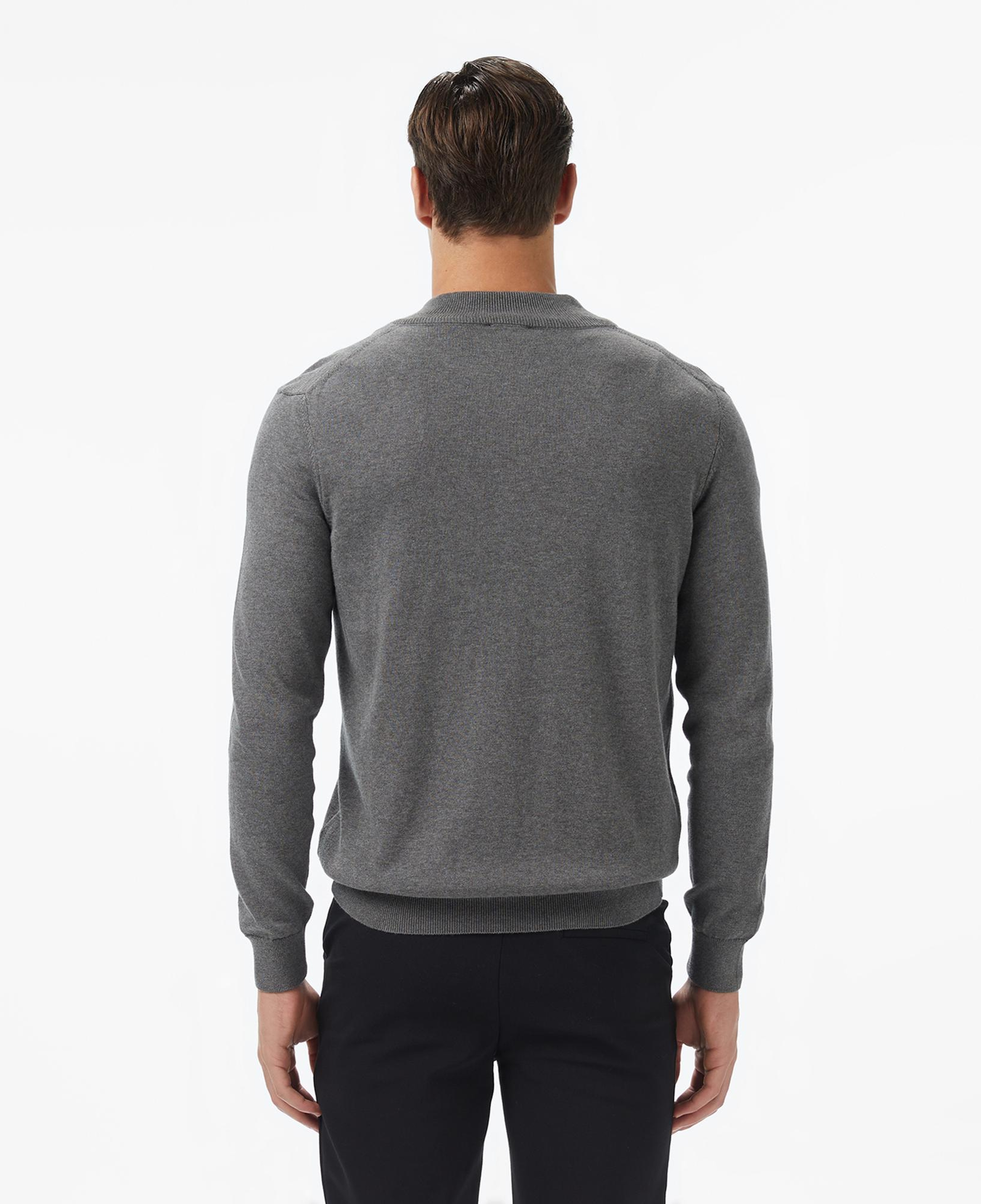 Nautica Erkek Gri Classic Fit Kazak