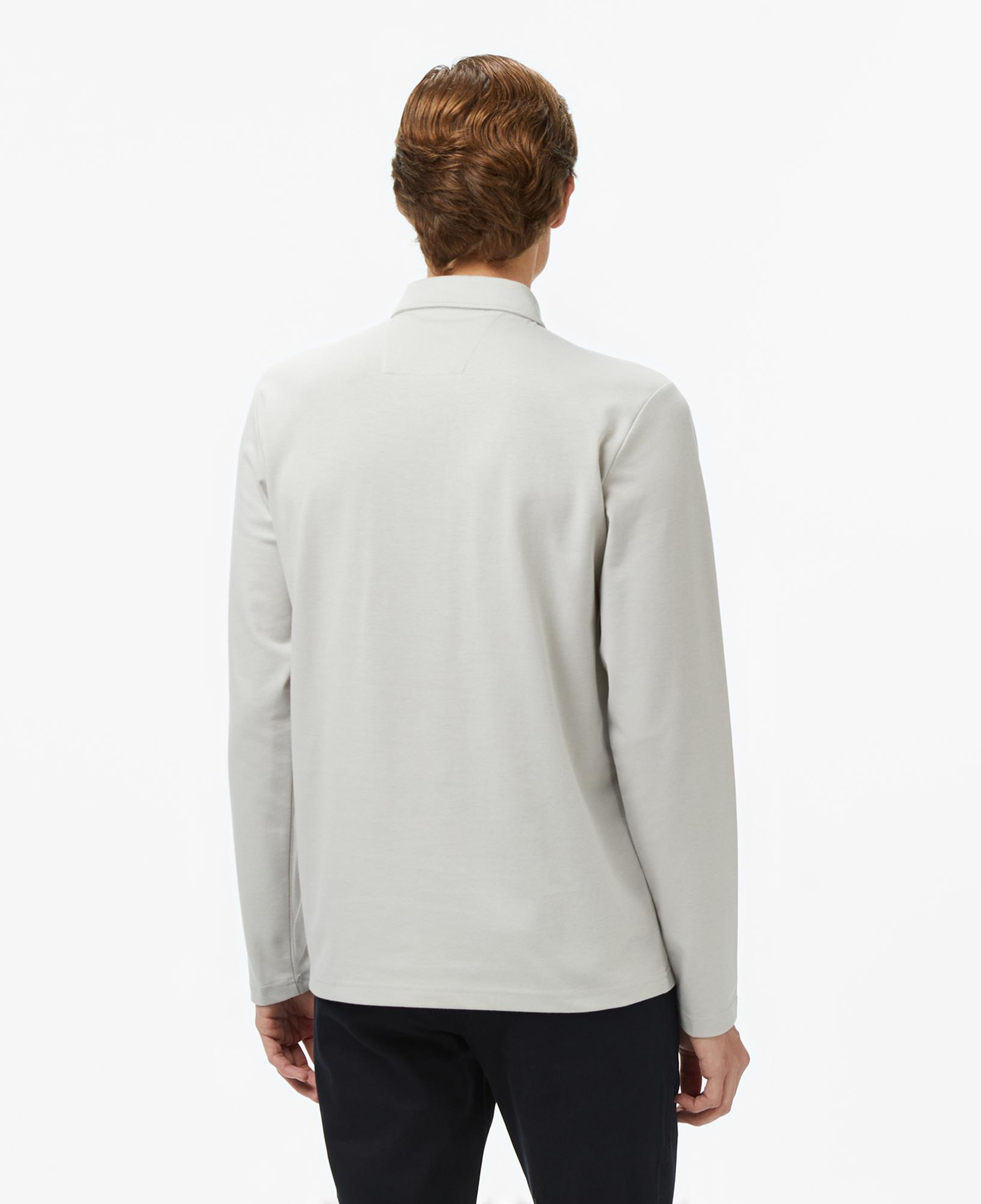 Nautica Erkek Gri Classic Fit Uzun Kollu Polo Yaka T-Shirt