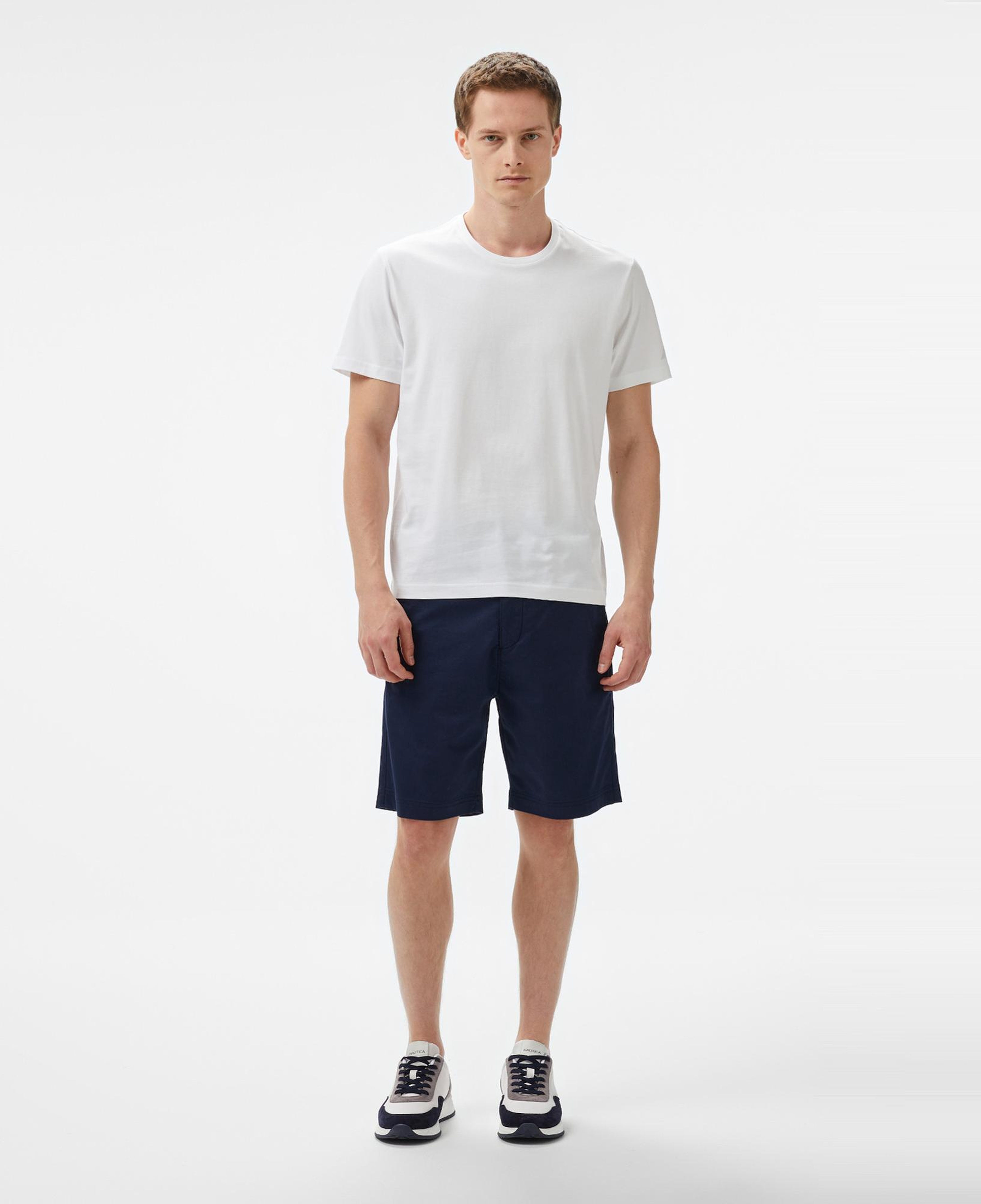 Nautica Erkek Beyaz Regular Fit T-Shirt