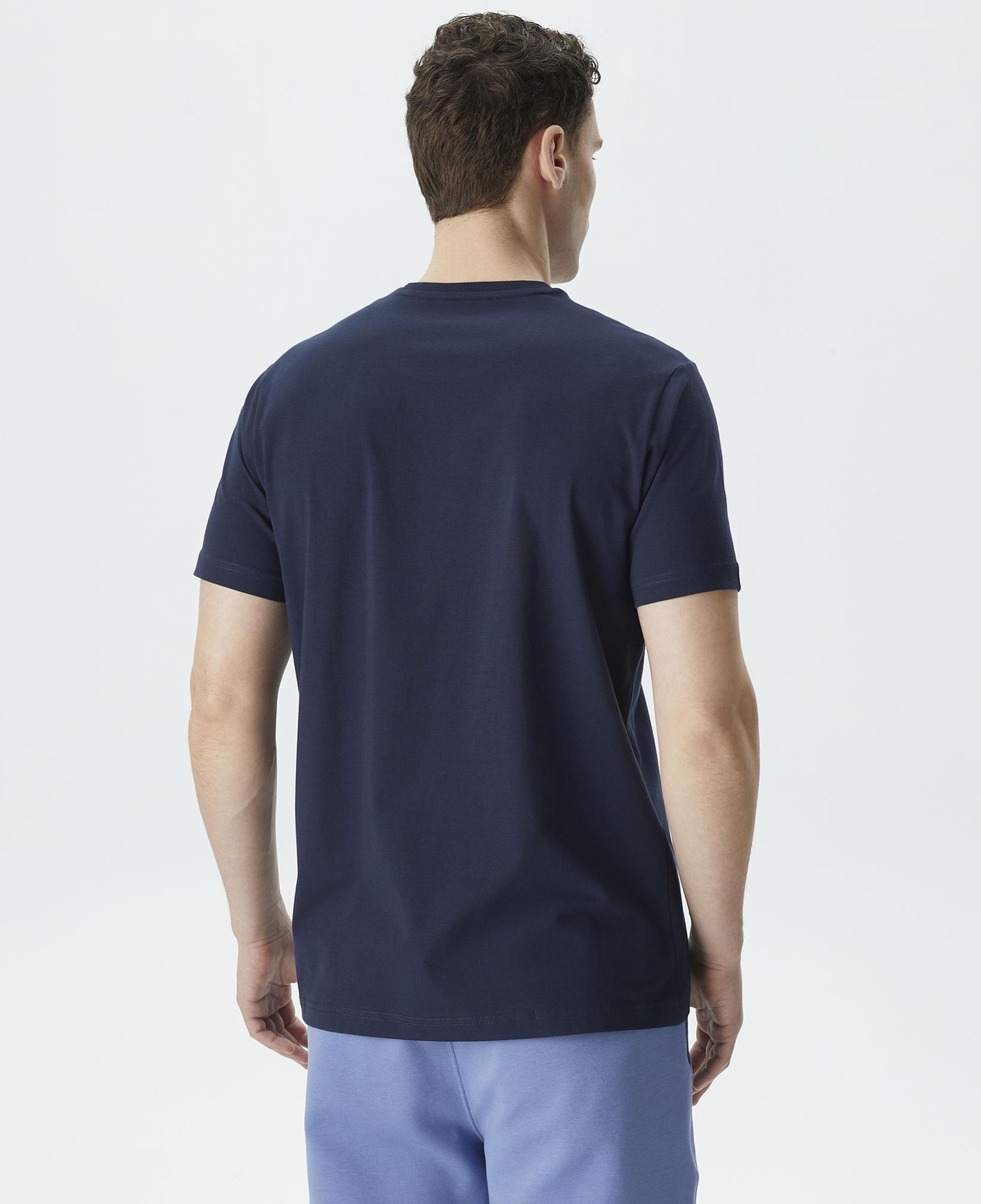 Nautica Erkek Lacivert Standart Fit T-Shirt