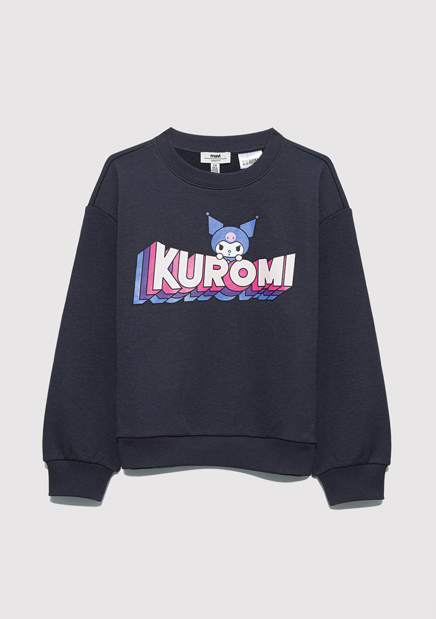 Mavi Kuromi Baskılı Antrasit Sweatshirt 7S10139-70087