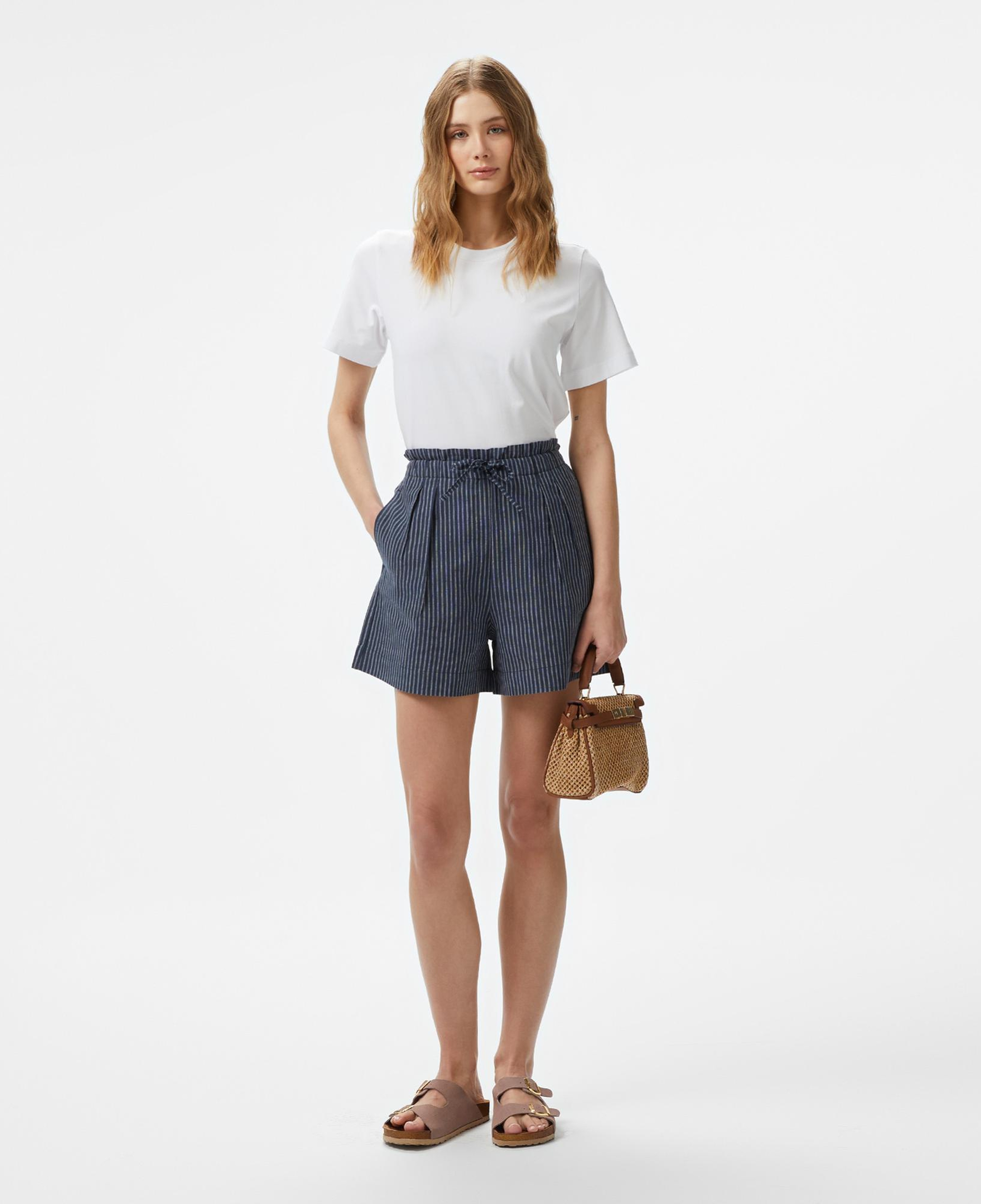 Nautica Kadın Beyaz Regular Fit Kısa Kollu T-Shirt