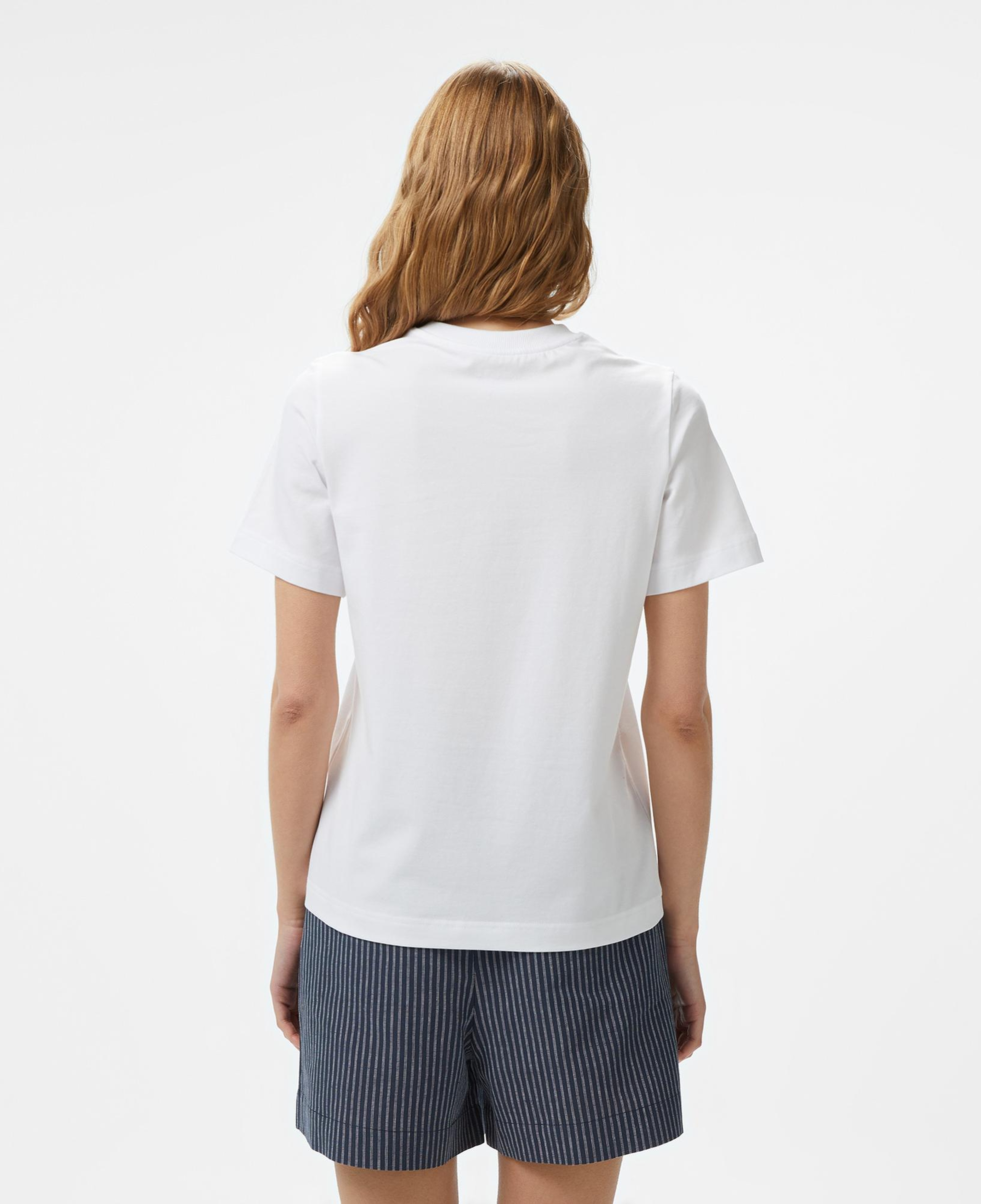 Nautica Kadın Beyaz Regular Fit Kısa Kollu T-Shirt