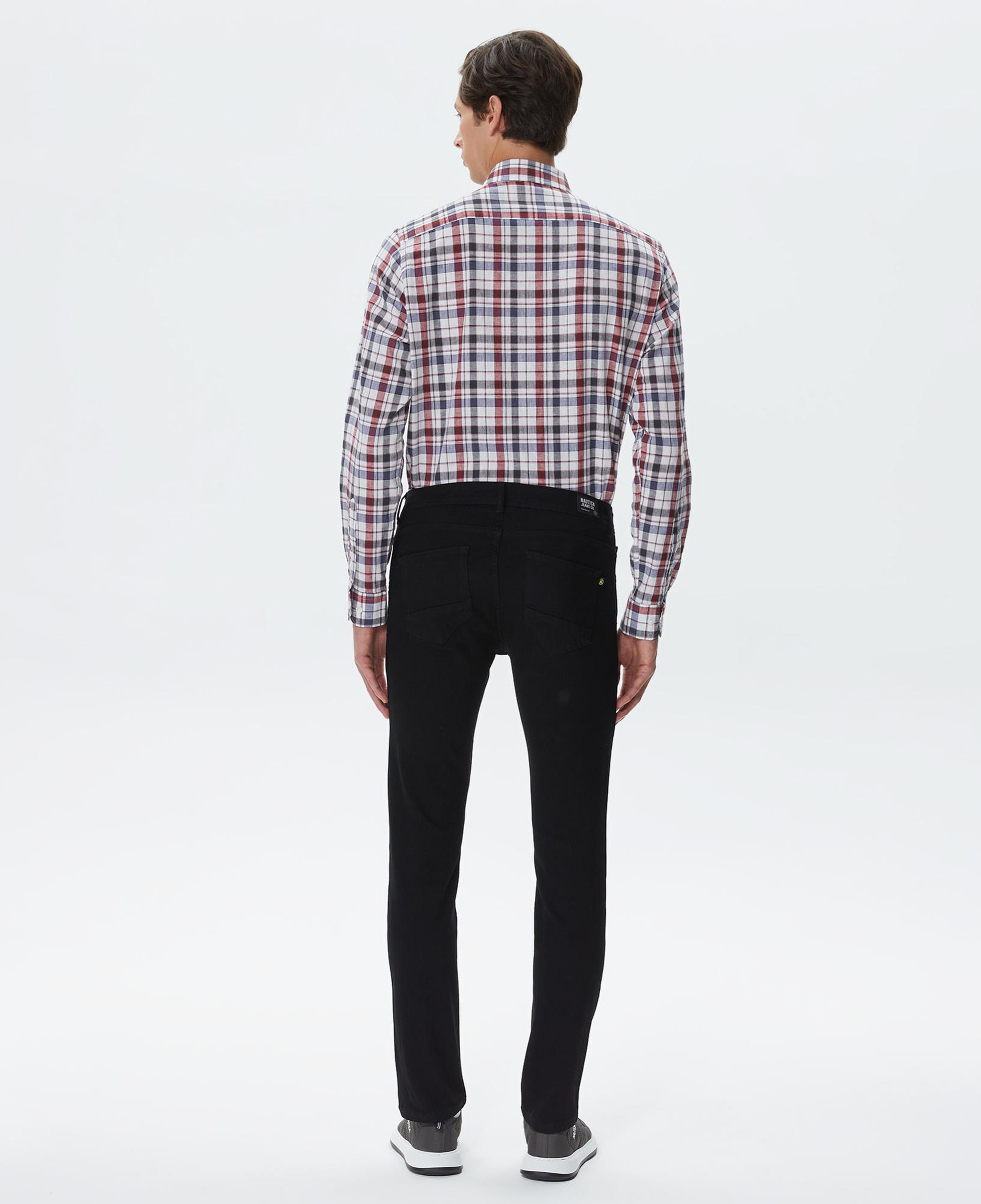 Nautica Erkek Siyah Slim Fit Jean Pantolon