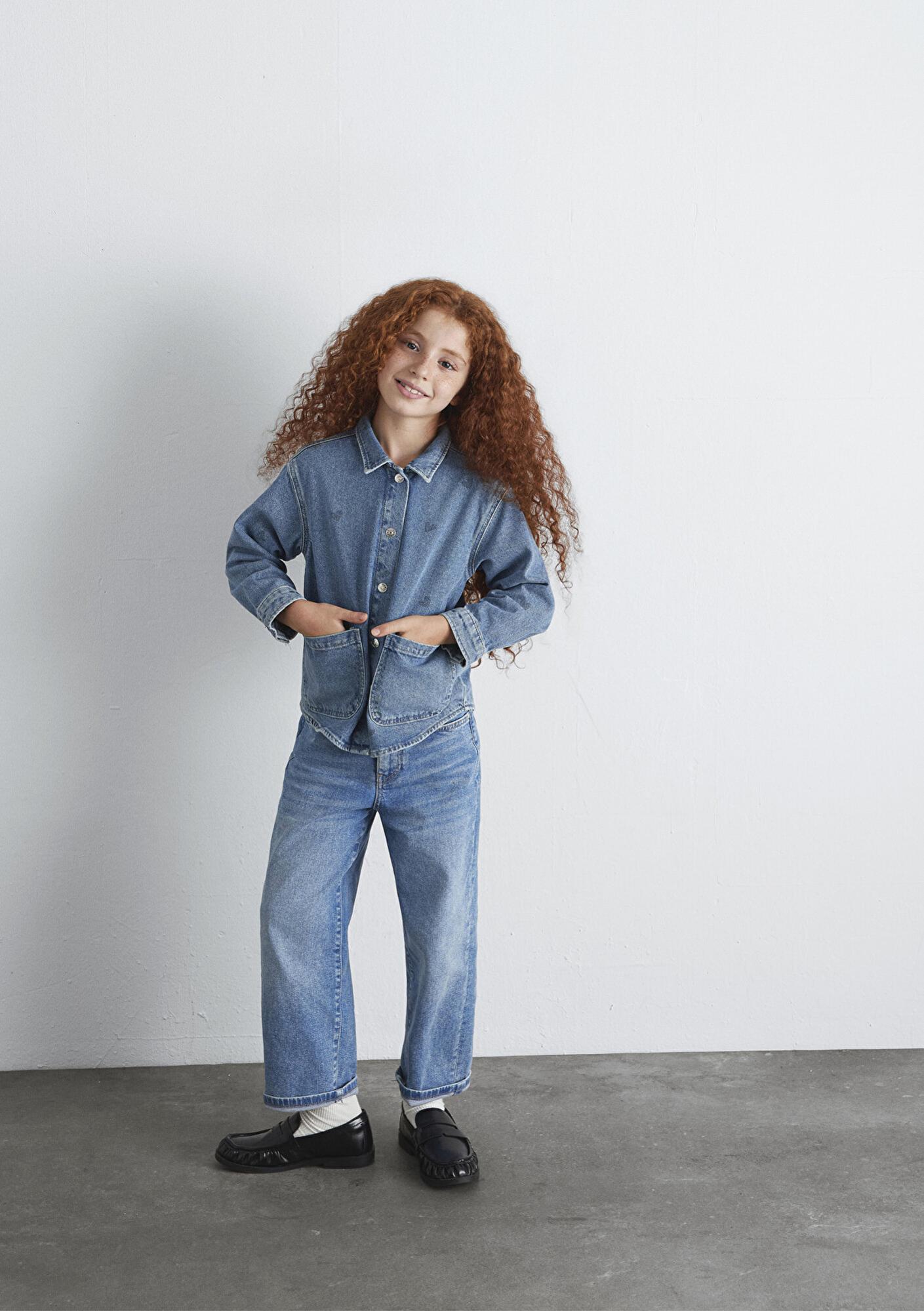 Mavi Lullu Açık Mavi Jean Gömlek Regular Fit / Normal Kesim 7210002-90880