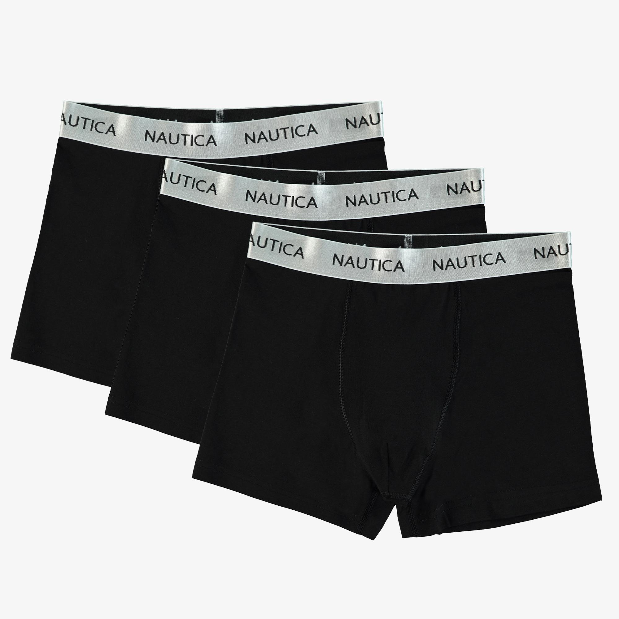 Nautica Erkek Siyah 3'lü Boxer