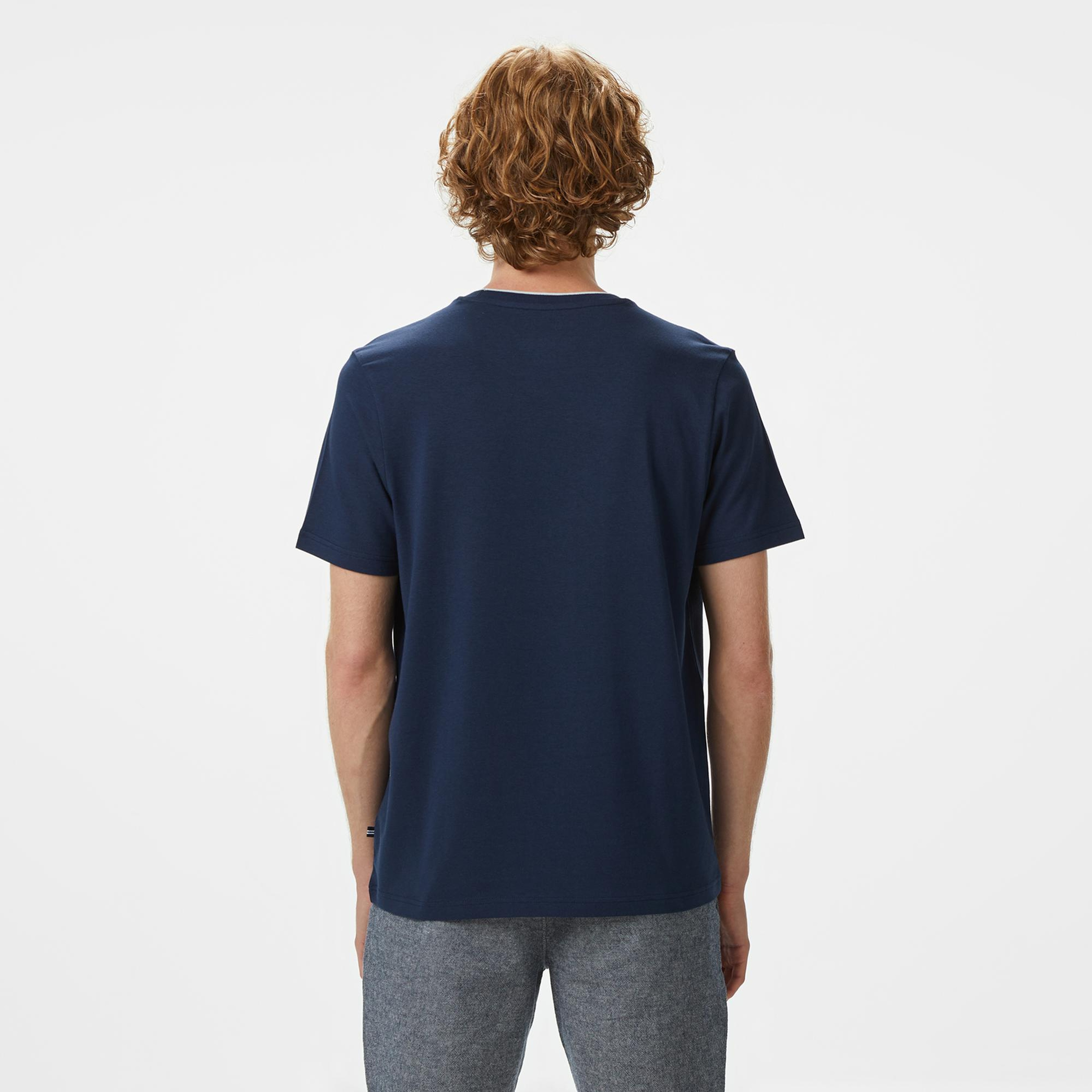 Nautica Erkek Lacivert Classic Fit T-Shirt