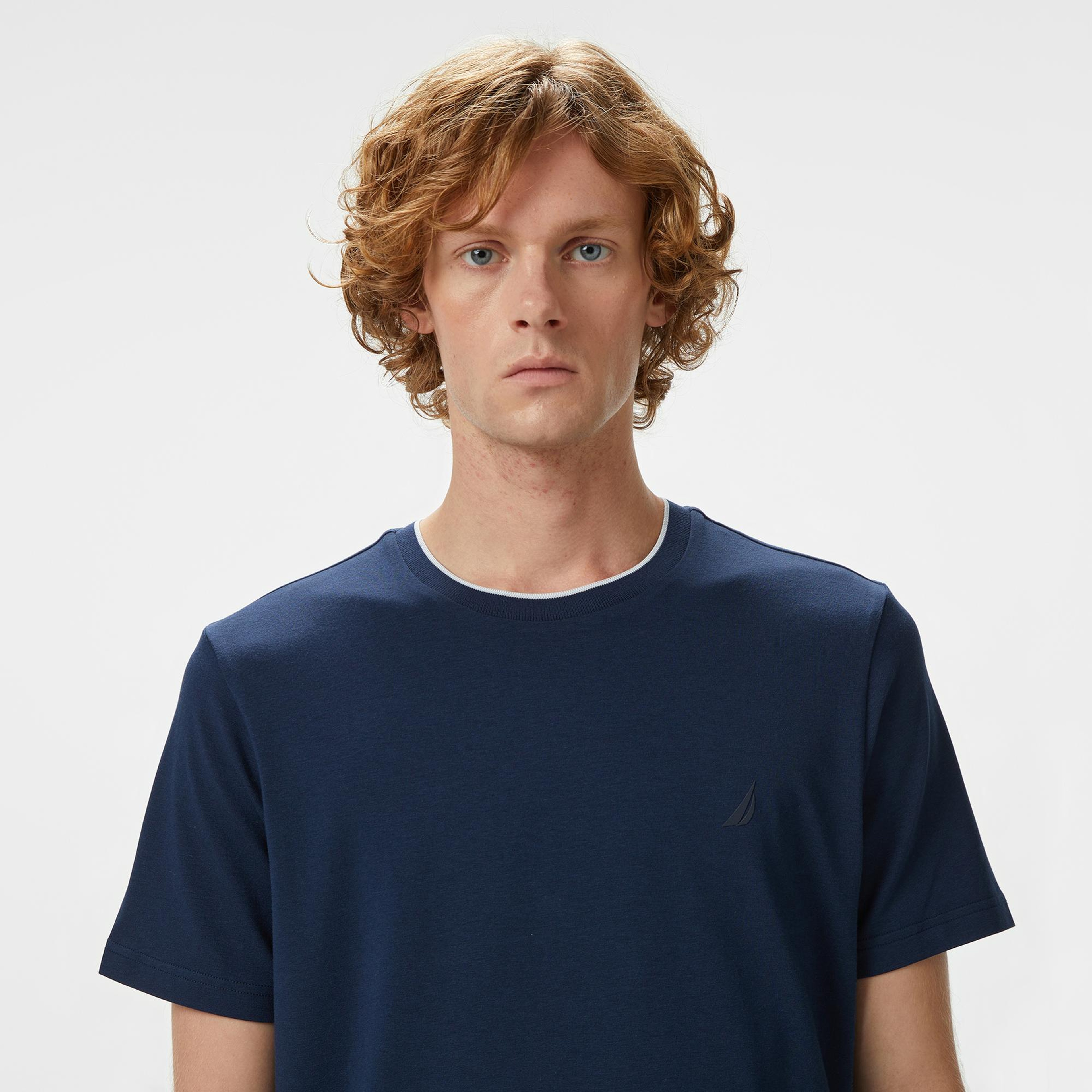 Nautica Erkek Lacivert Classic Fit T-Shirt