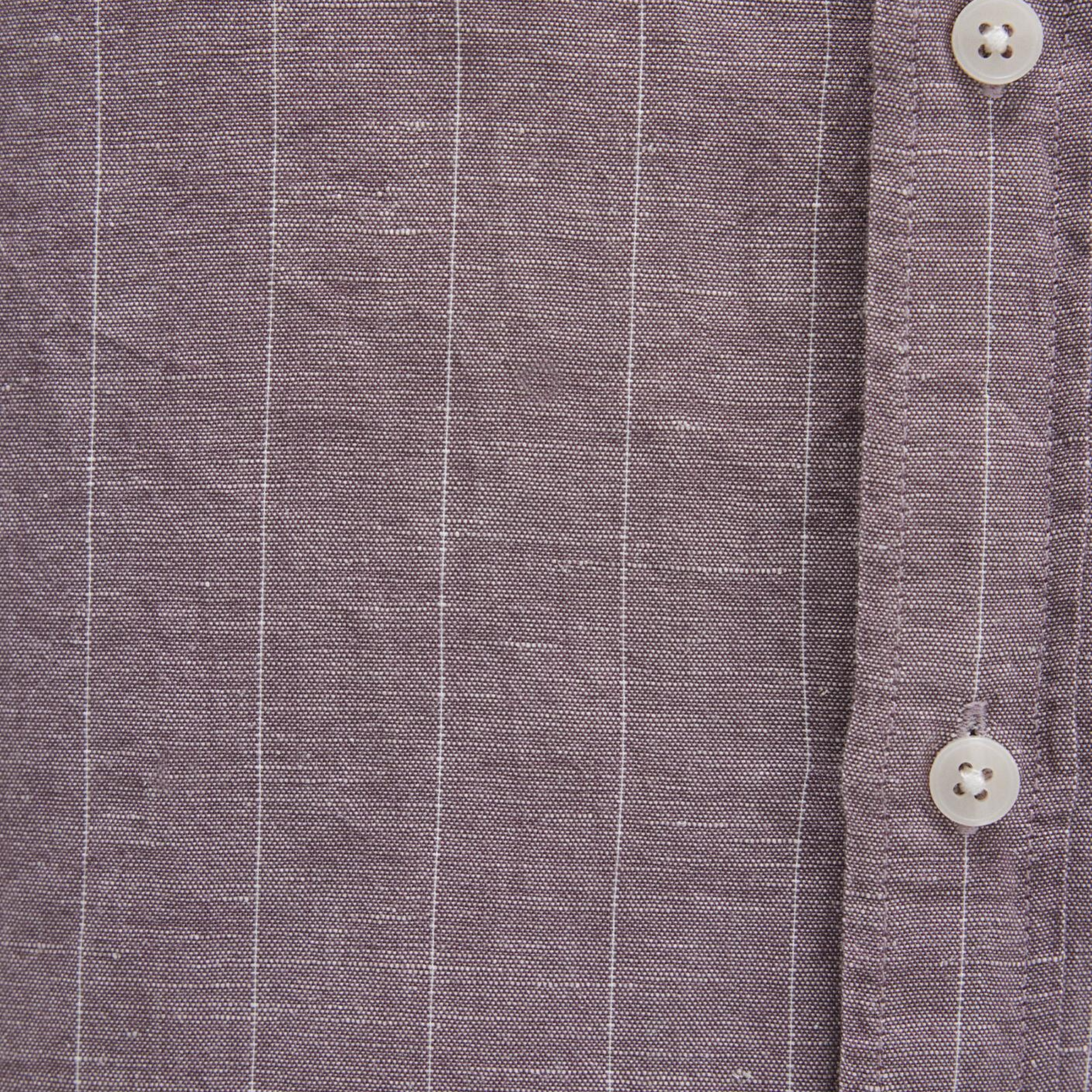 Mavi Çizgili Mor Gömlek Regular Fit / Normal Kesim 0211704-90926