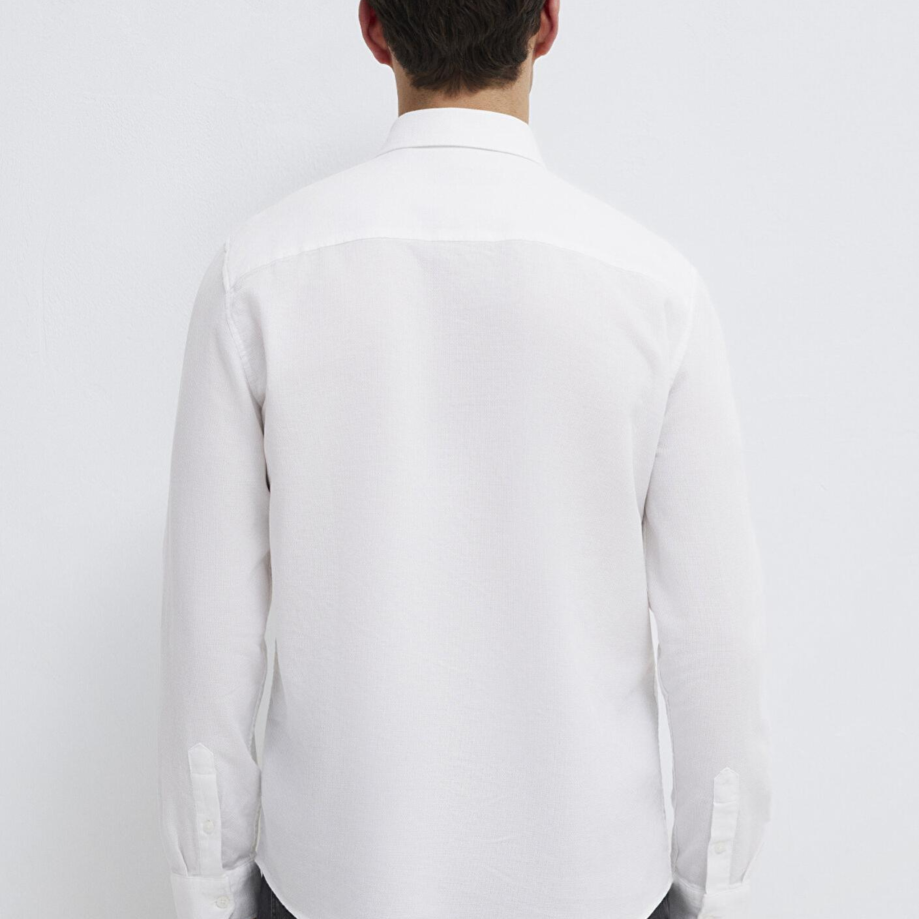 Mavi Beyaz Gömlek Slim Fit / Dar Kesim 0211656-620