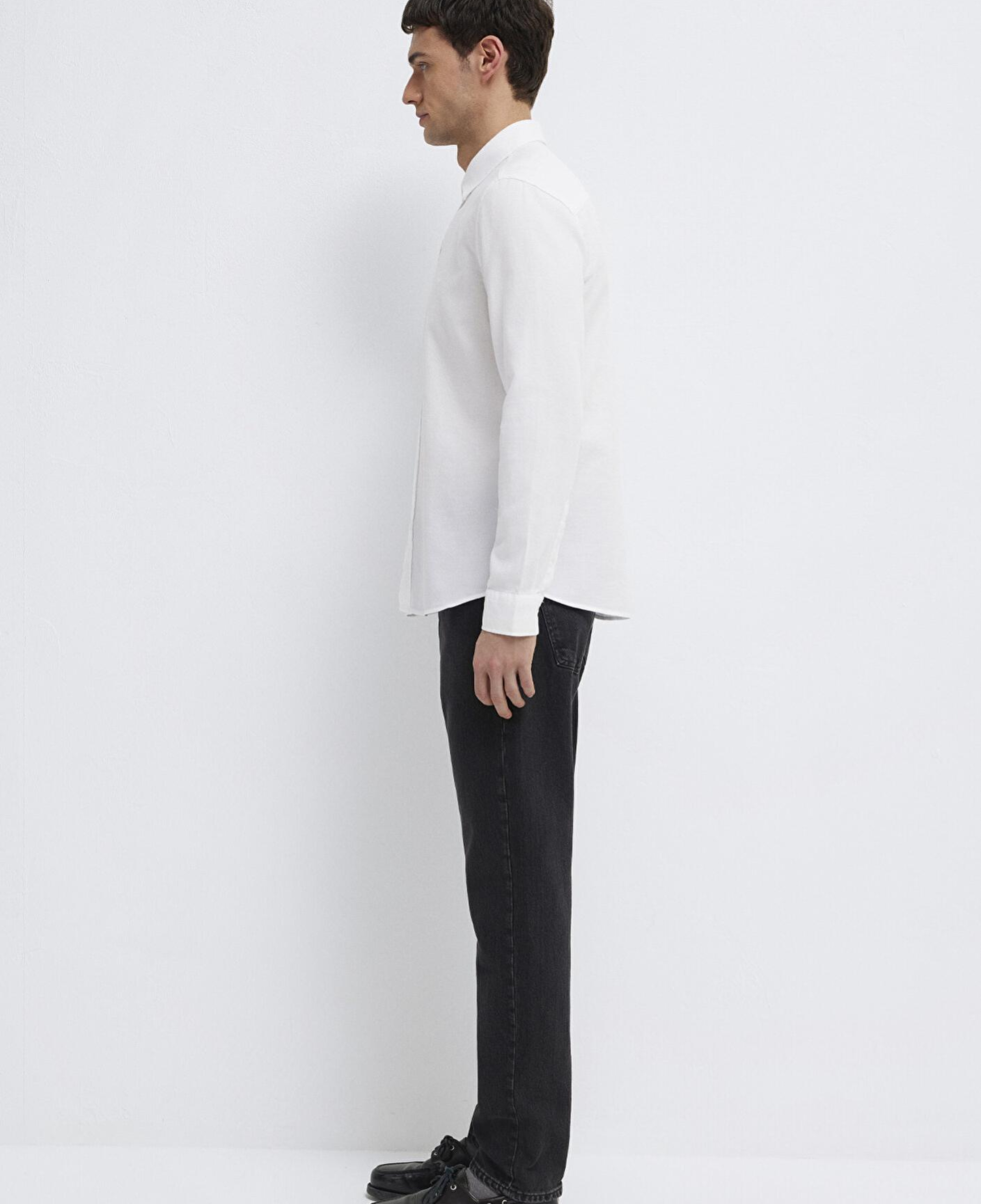 Mavi Beyaz Gömlek Slim Fit / Dar Kesim 0211656-620