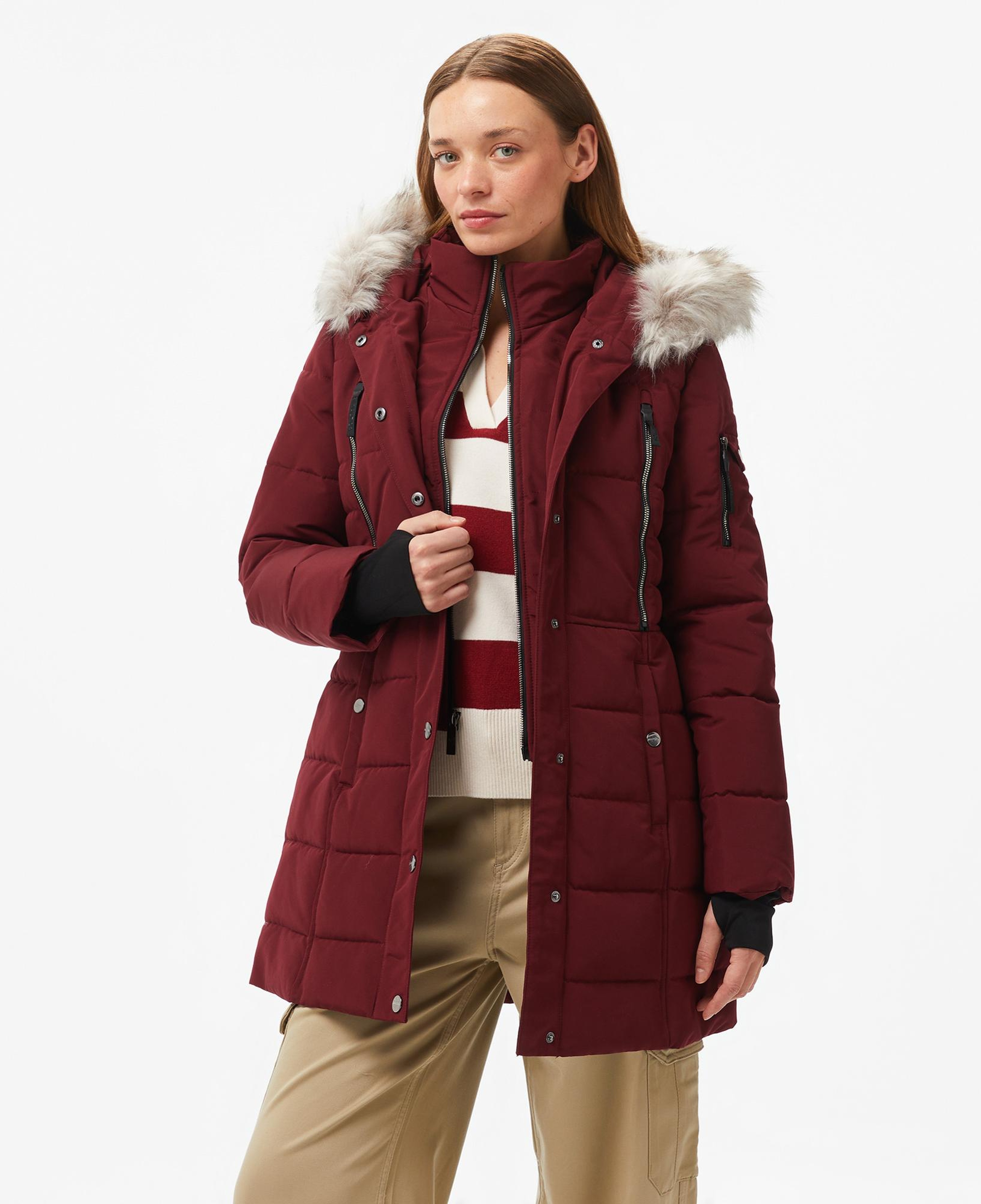 Nautica Kadın Bordo Mont