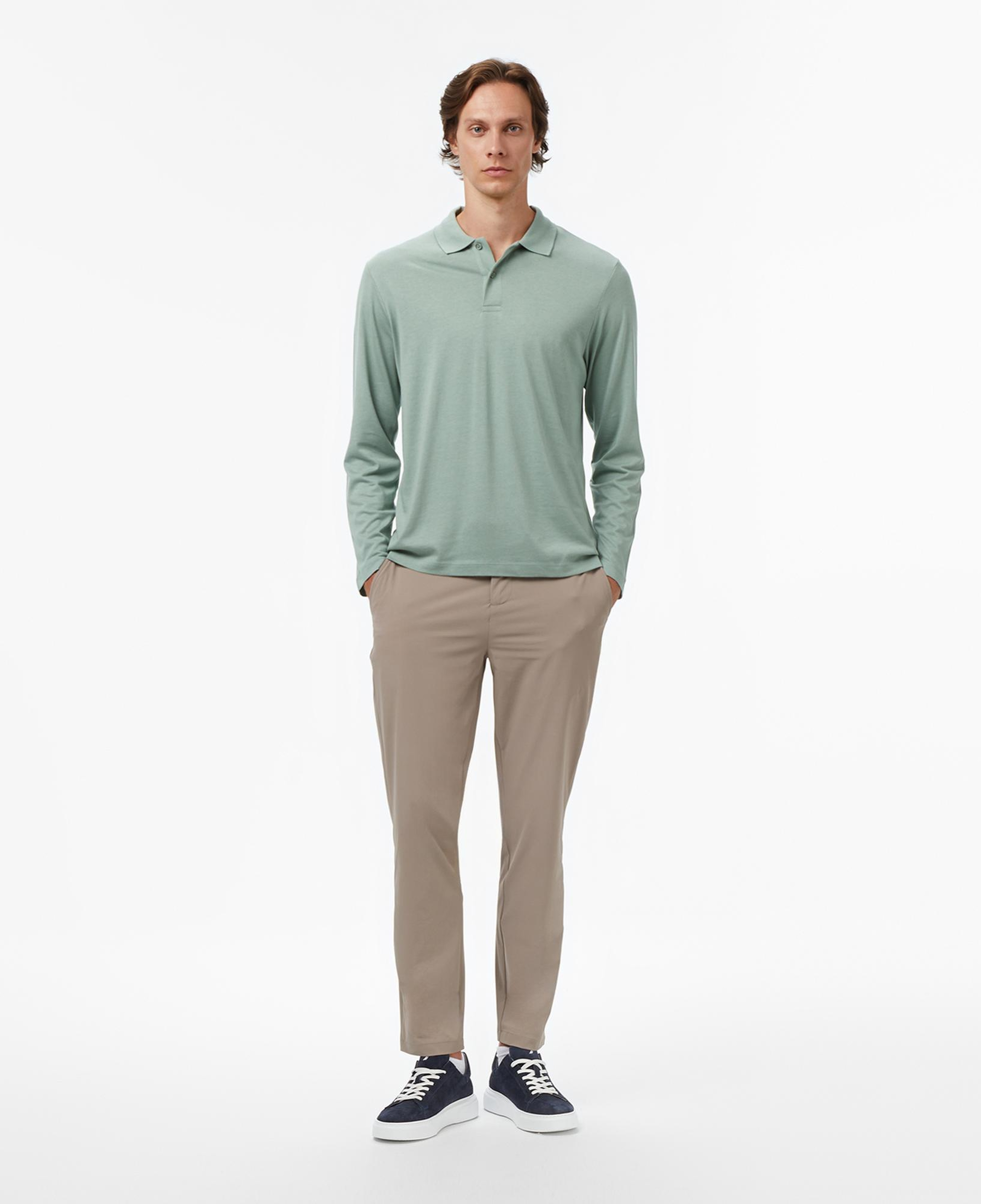 Nautica Erkek Yeşil Classic Fit Polo Yaka T-Shirt