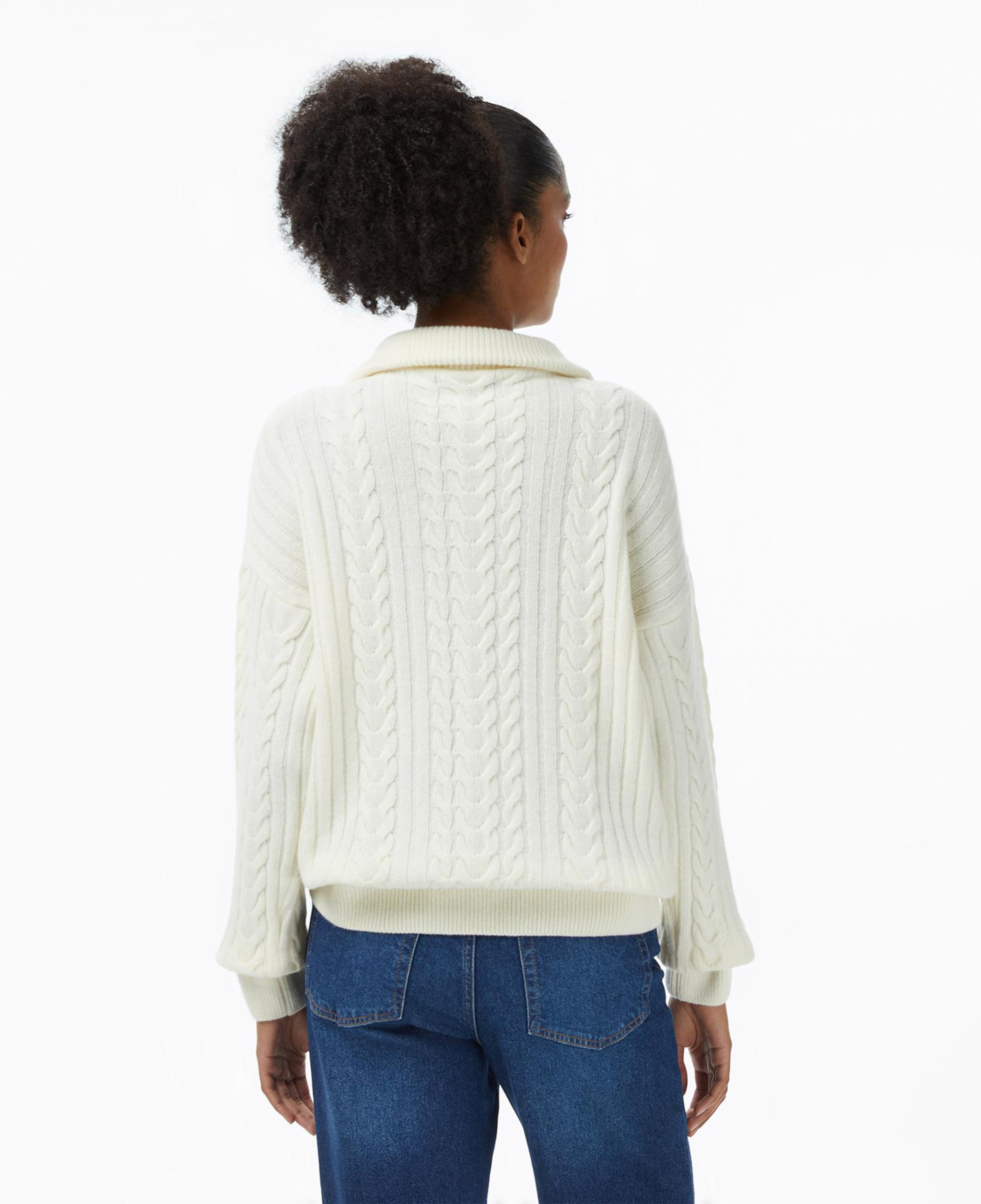 Nautica Kadın Krem Rengi Regular Fit Kazak