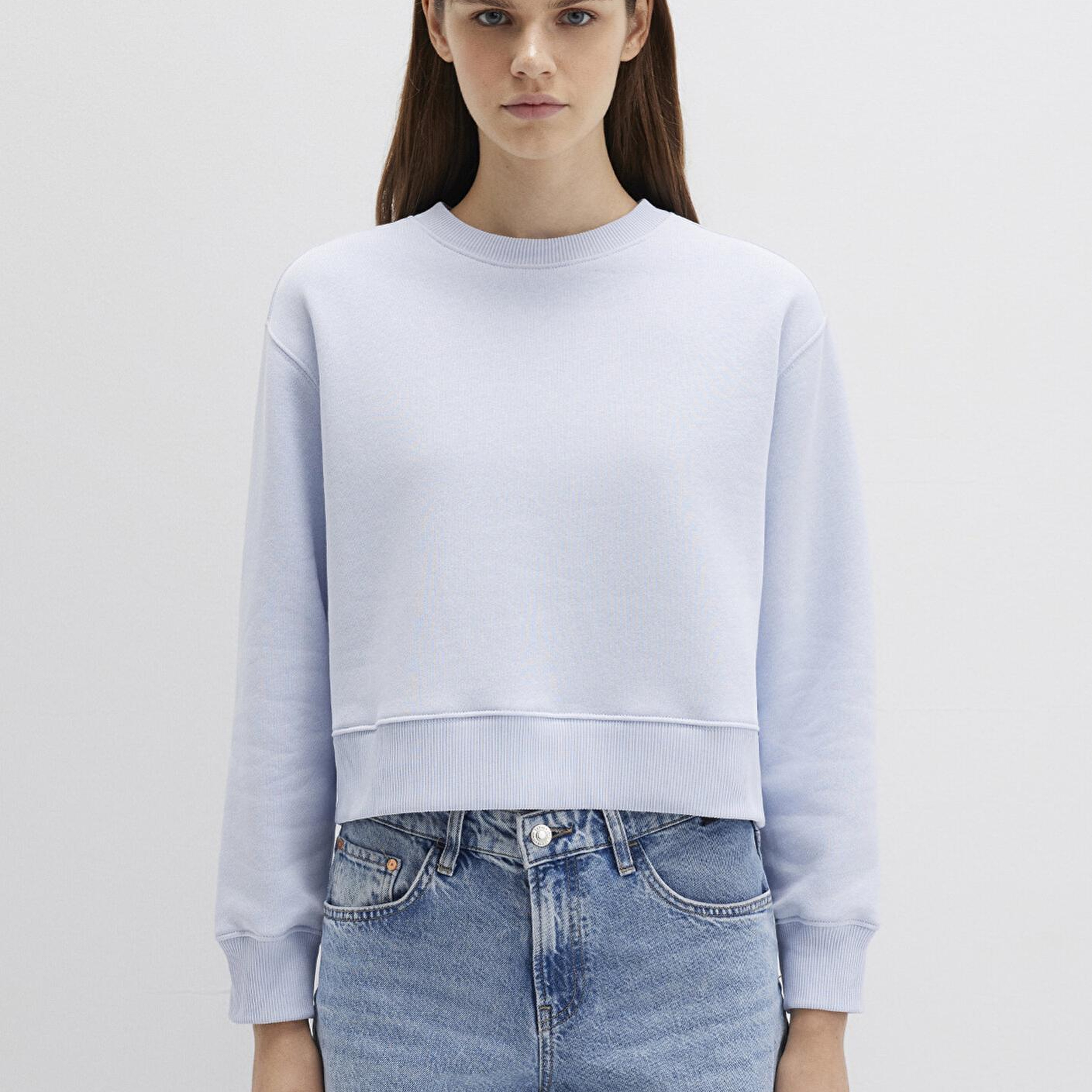 Mavi Bisiklet Yaka Mavi Sweatshirt 1S10387-89201